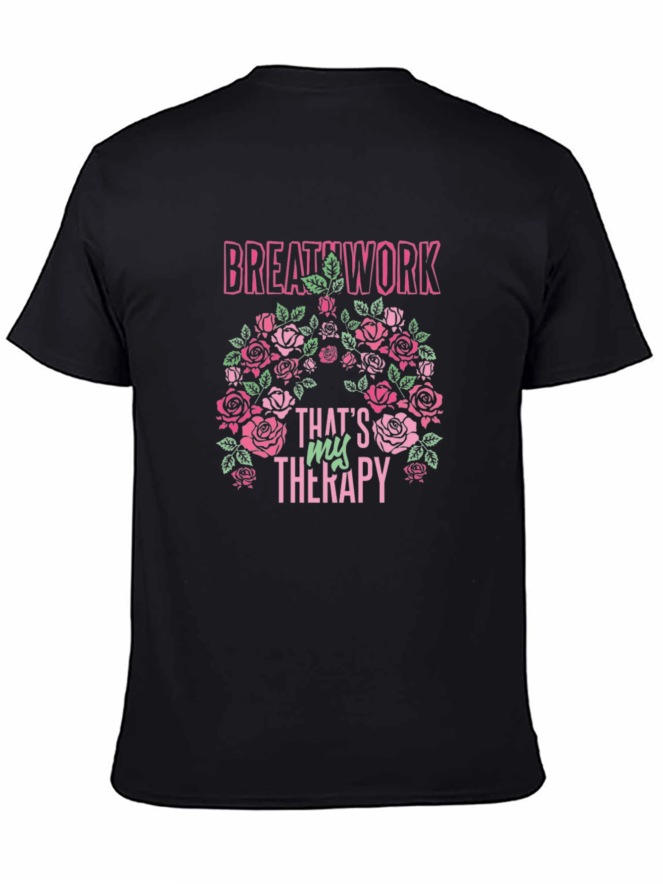Breathwork Therapy Rose Graphic Tee