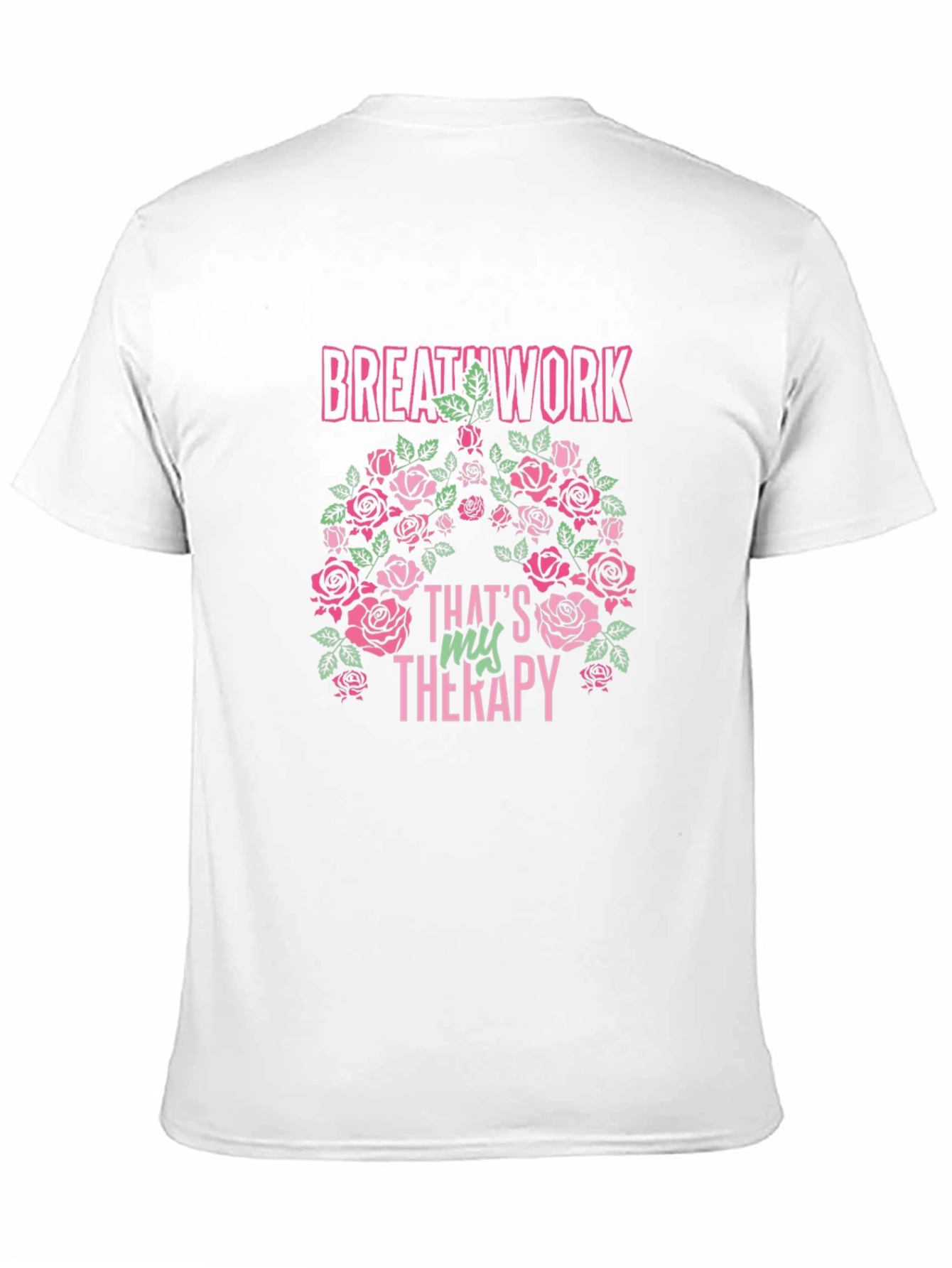 Breathwork Therapy Rose Graphic Tee