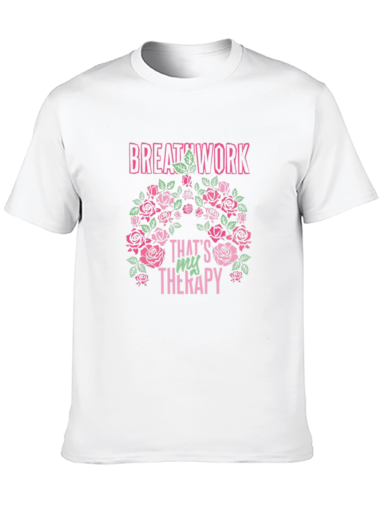 Breathwork Therapy Rose Graphic Tee