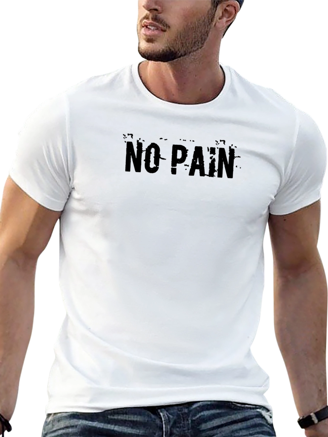 No Pain Black T-Shirt