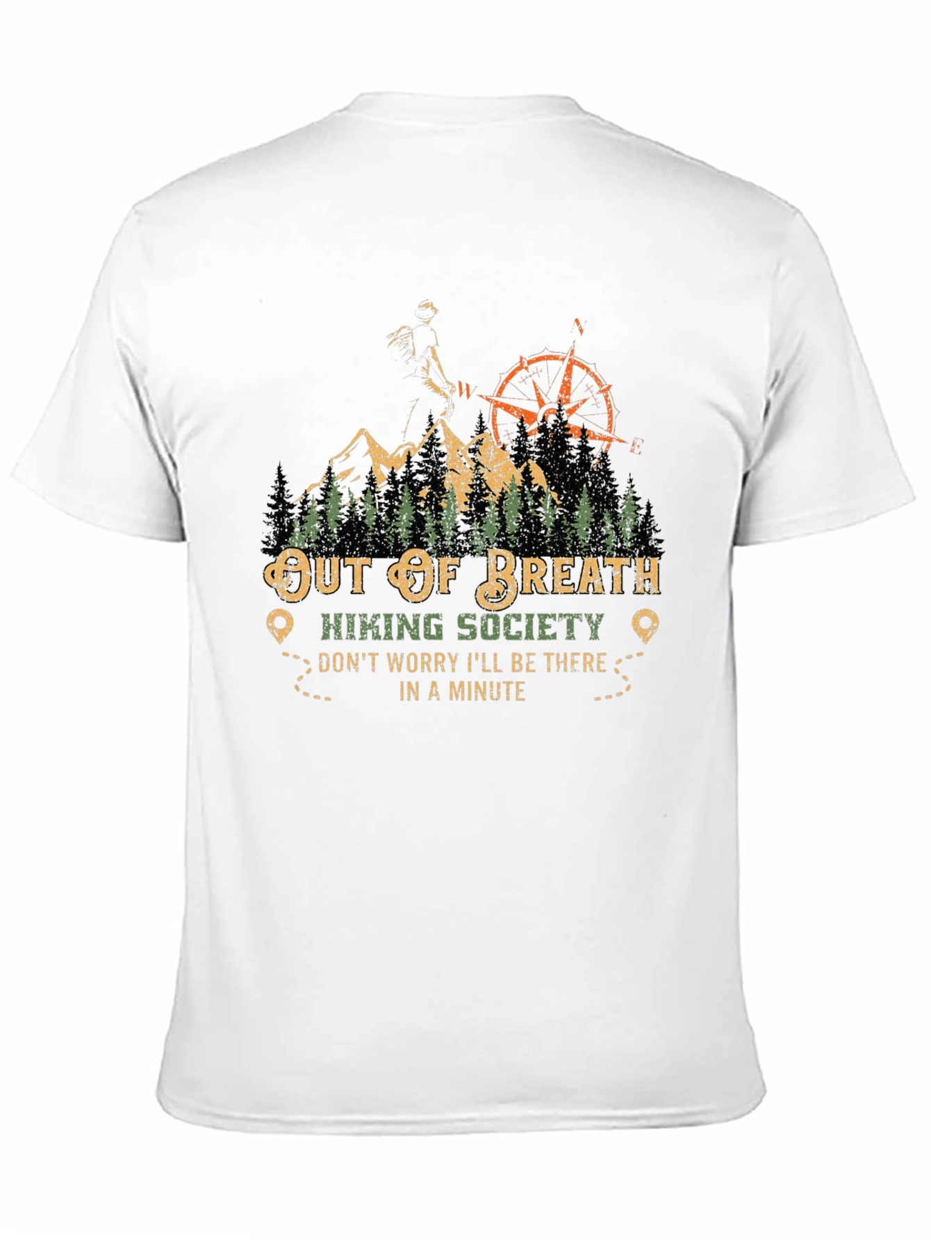 Out of Breath Hiking Society Graphic Tee
