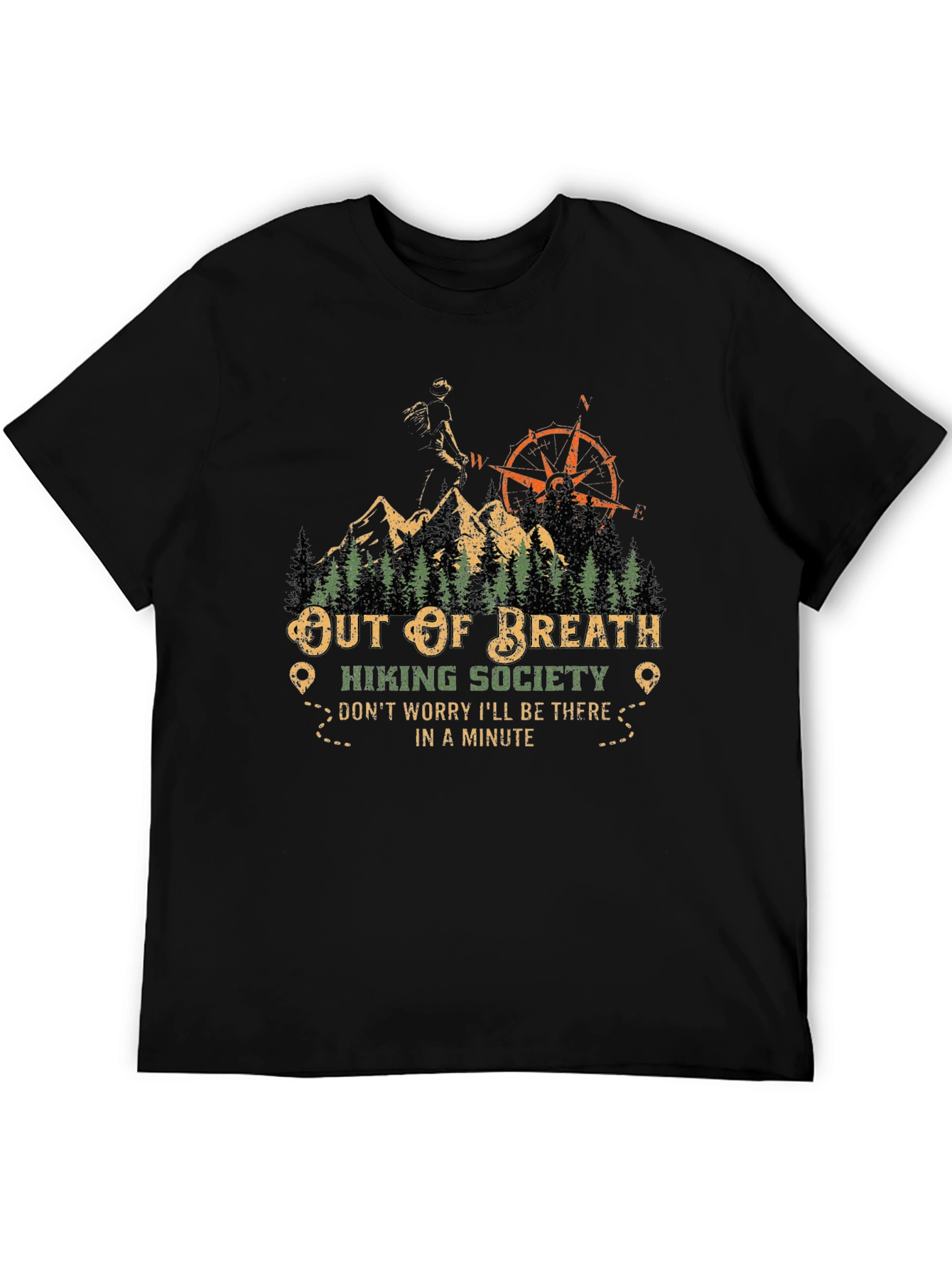 Out of Breath Hiking Society Graphic Tee