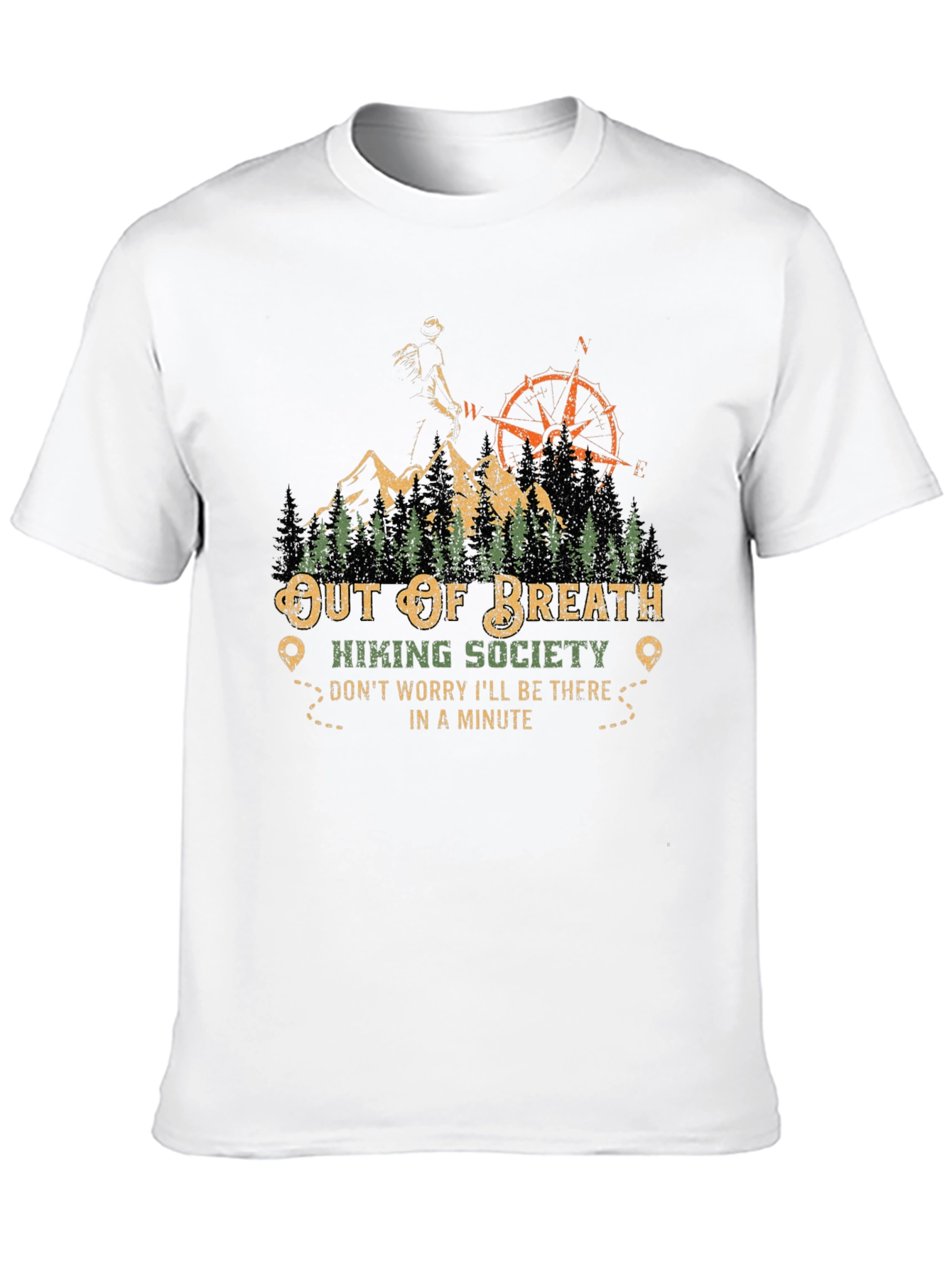 Out of Breath Hiking Society Graphic Tee