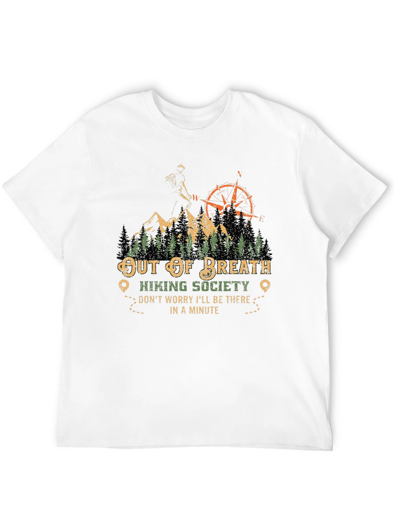 Out of Breath Hiking Society Graphic Tee