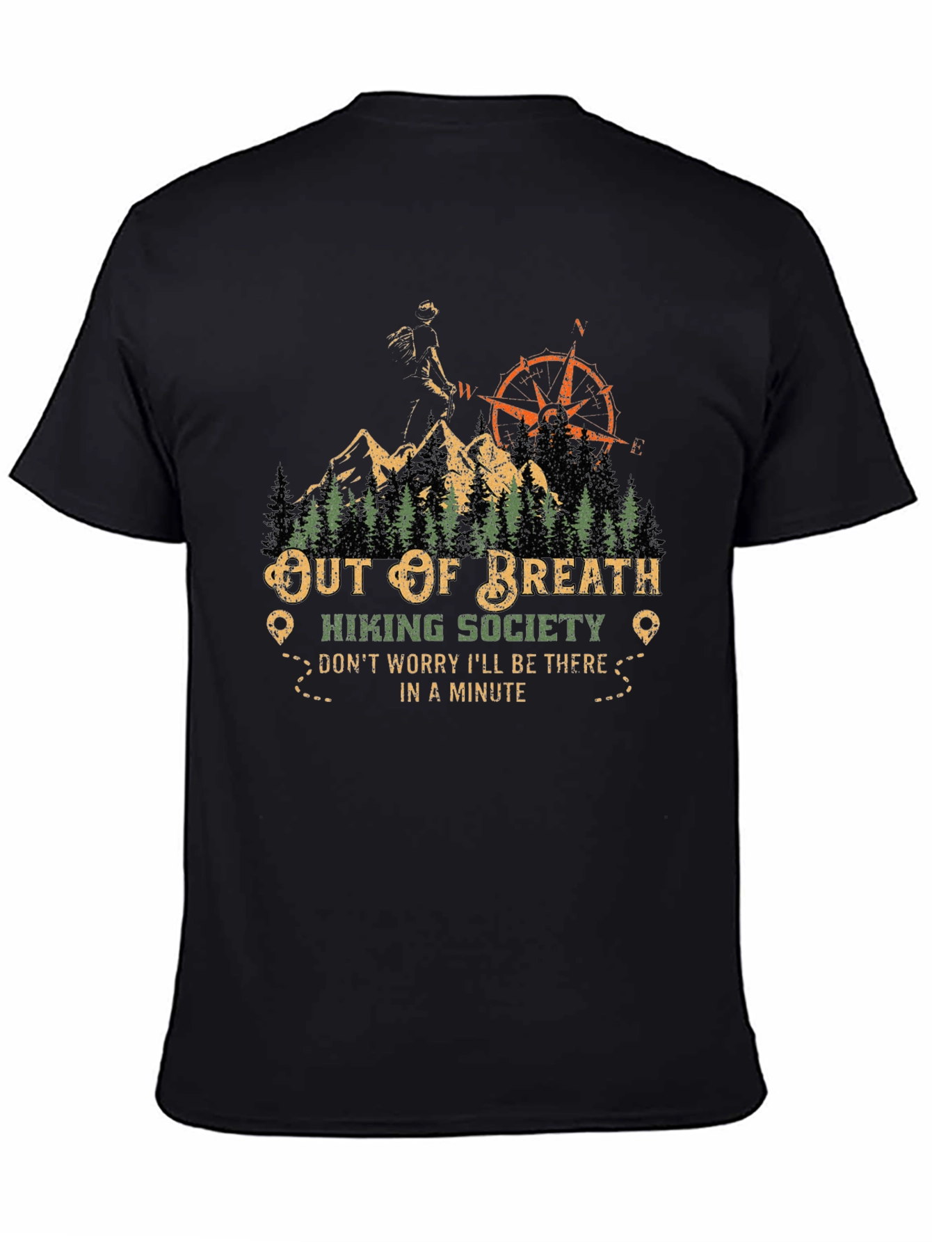 Out of Breath Hiking Society Graphic Tee