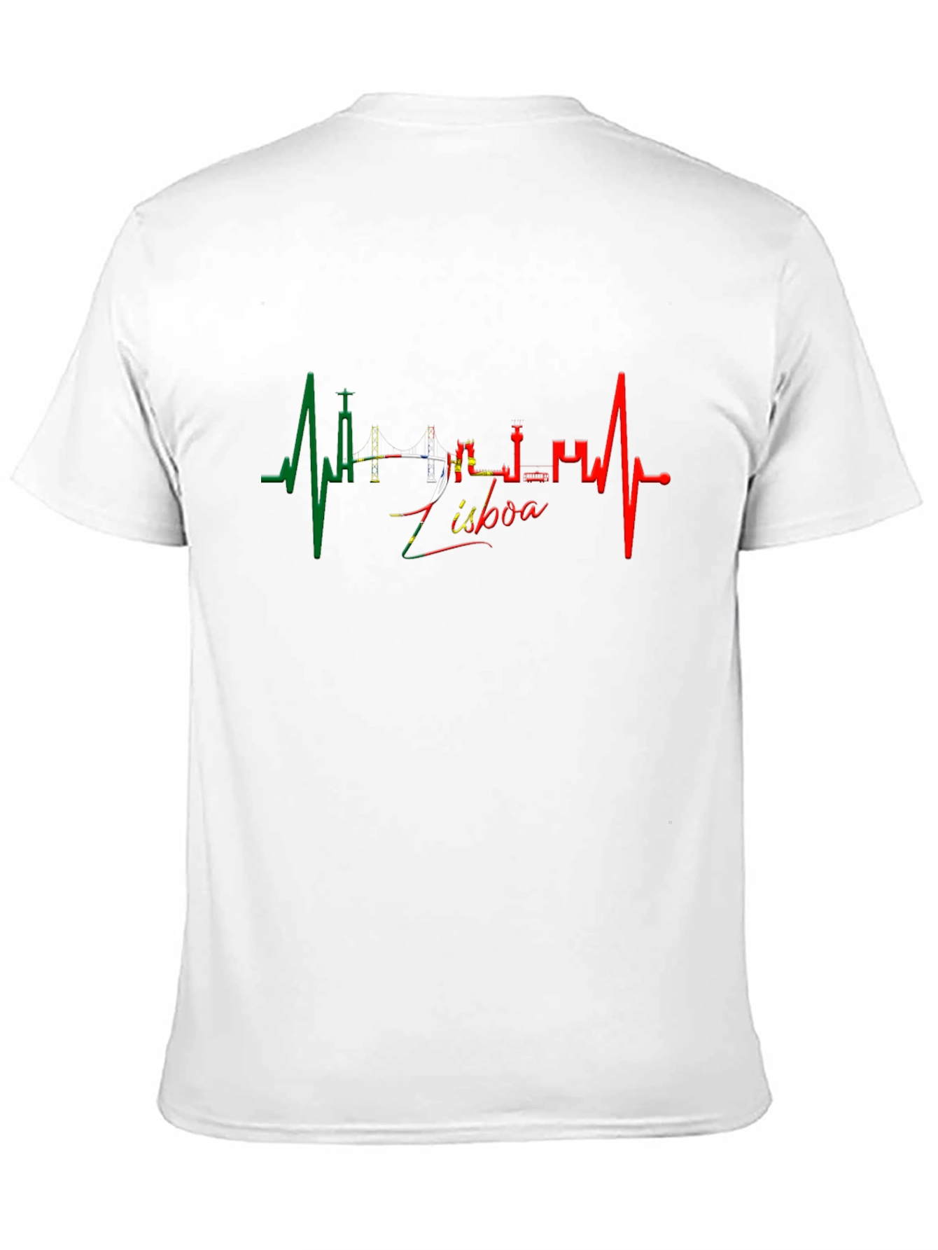 Lisboa Heartbeat Tee - Black