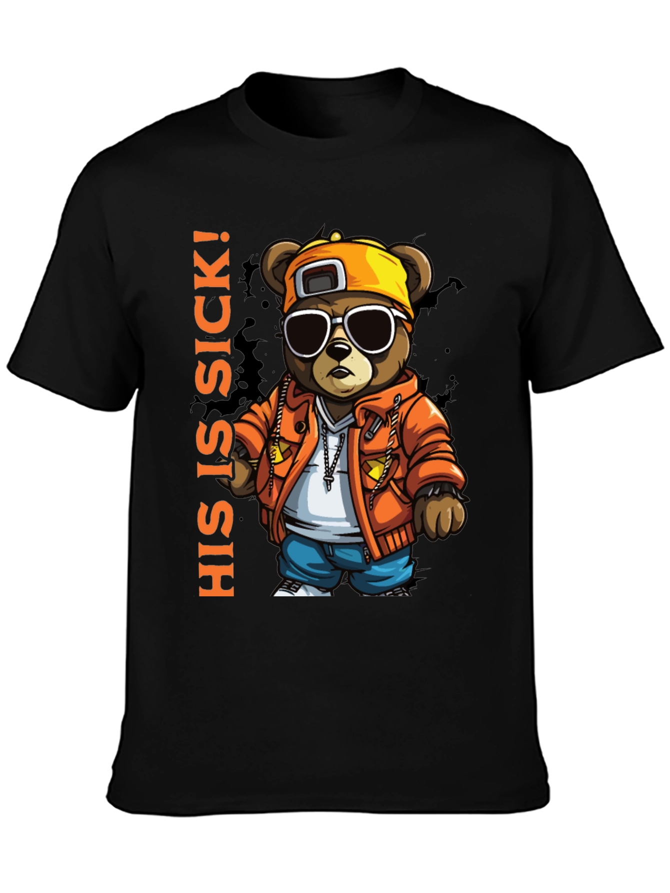 Cool Bear Graphic Tee - HIS IS SICK! Design