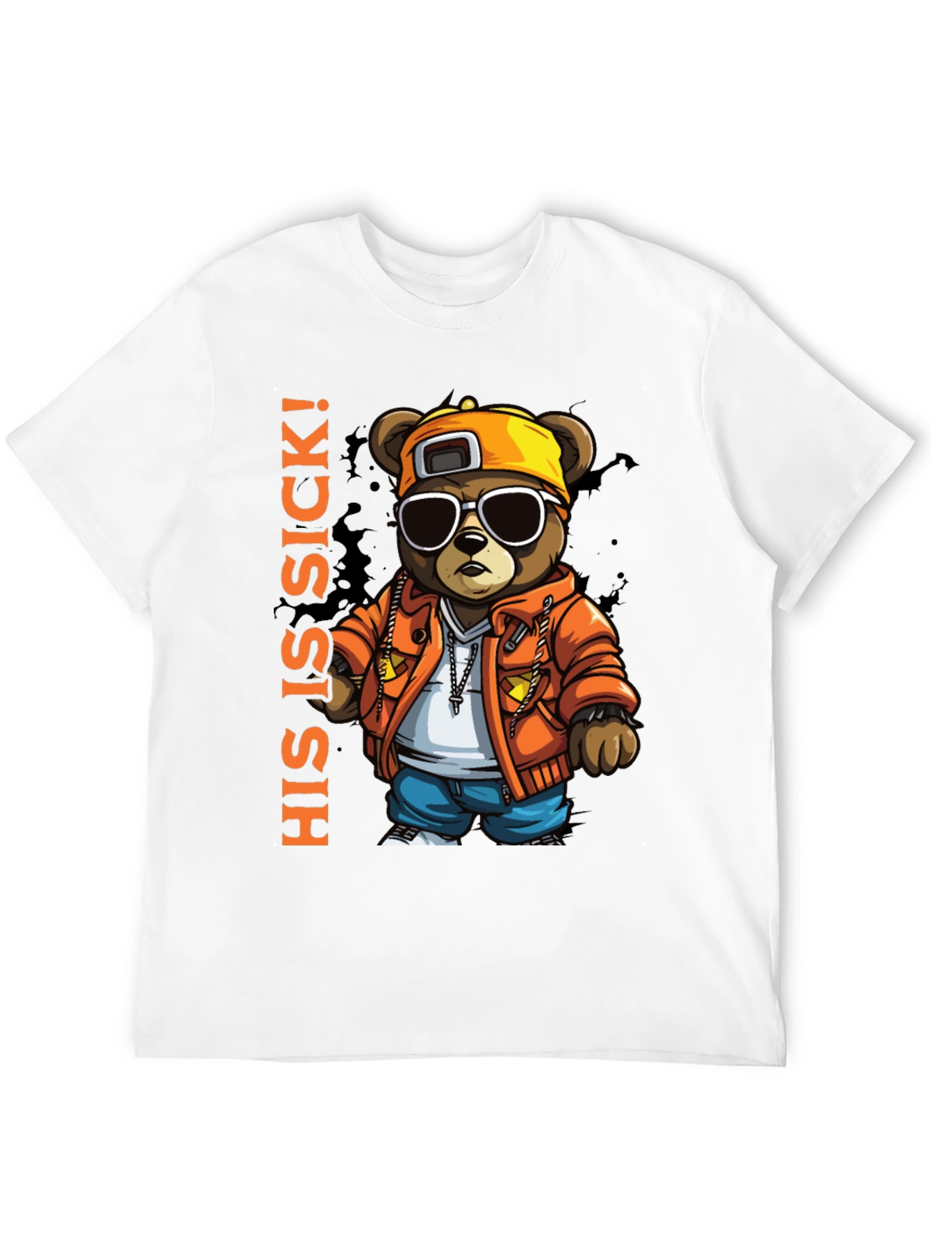 Cool Bear Graphic Tee - HIS IS SICK! Design