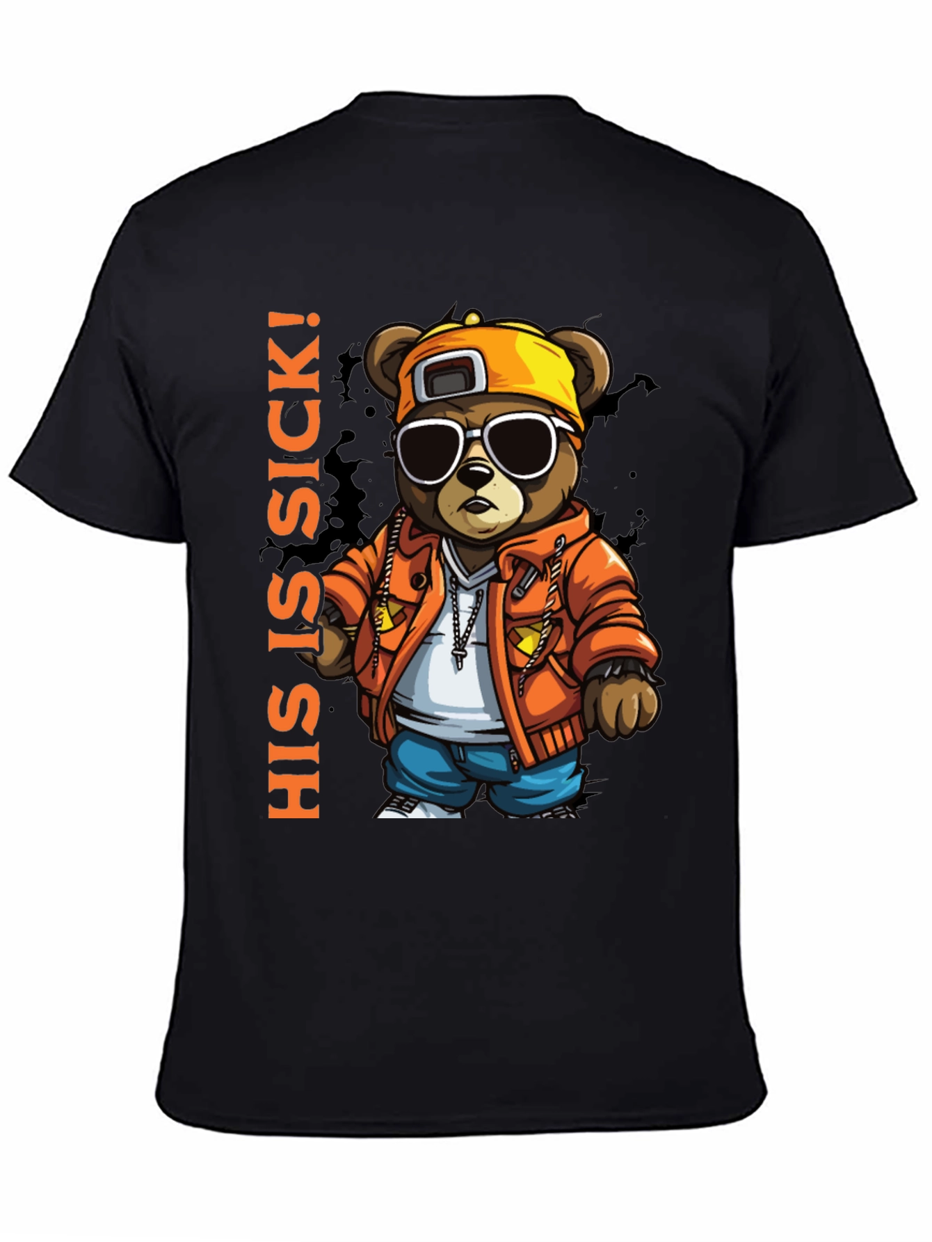 Cool Bear Graphic Tee - HIS IS SICK! Design