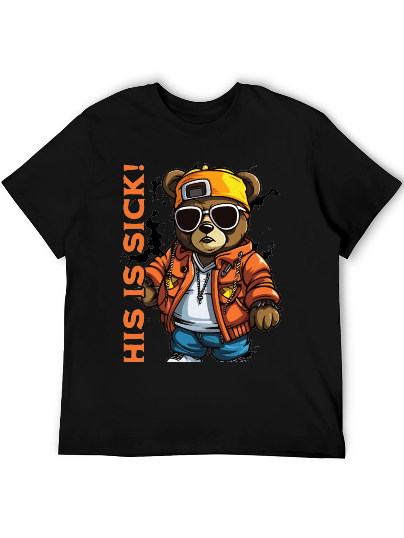 Cool Bear Graphic Tee - HIS IS SICK! Design