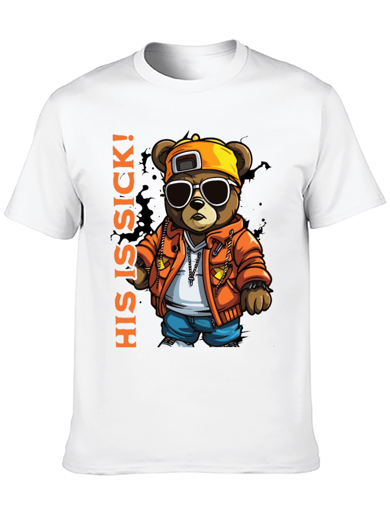 Cool Bear Graphic Tee - HIS IS SICK! Design