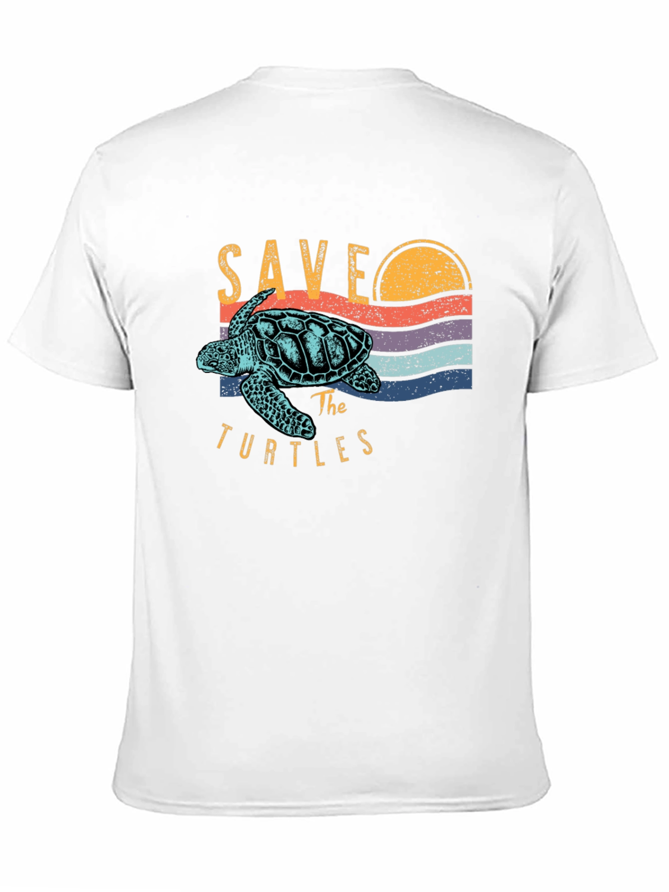 Save the Turtles Graphic T-Shirt