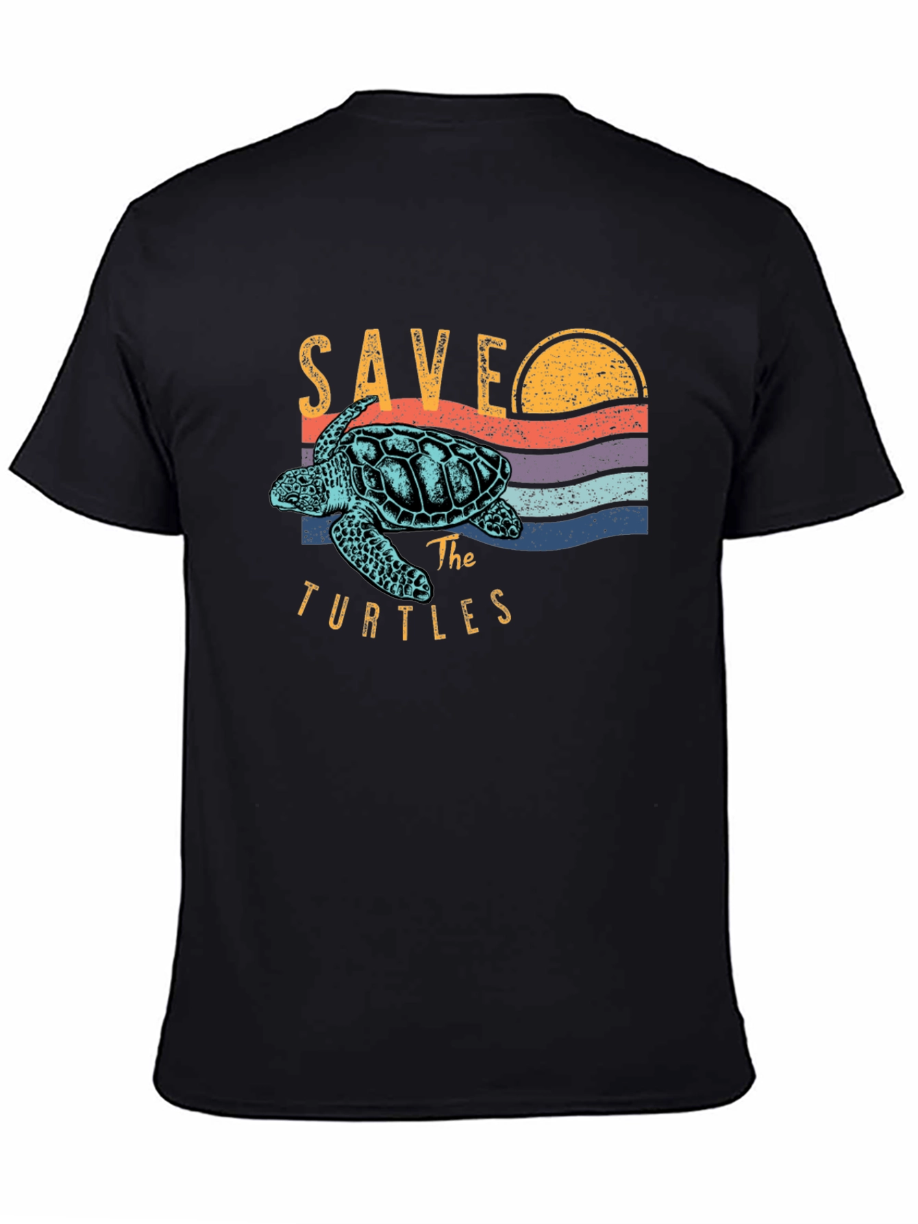 Save the Turtles Graphic T-Shirt