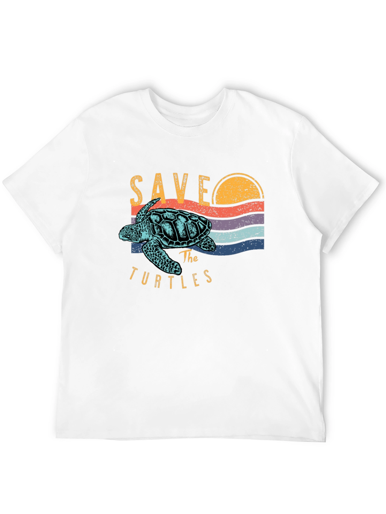 Save the Turtles Graphic T-Shirt
