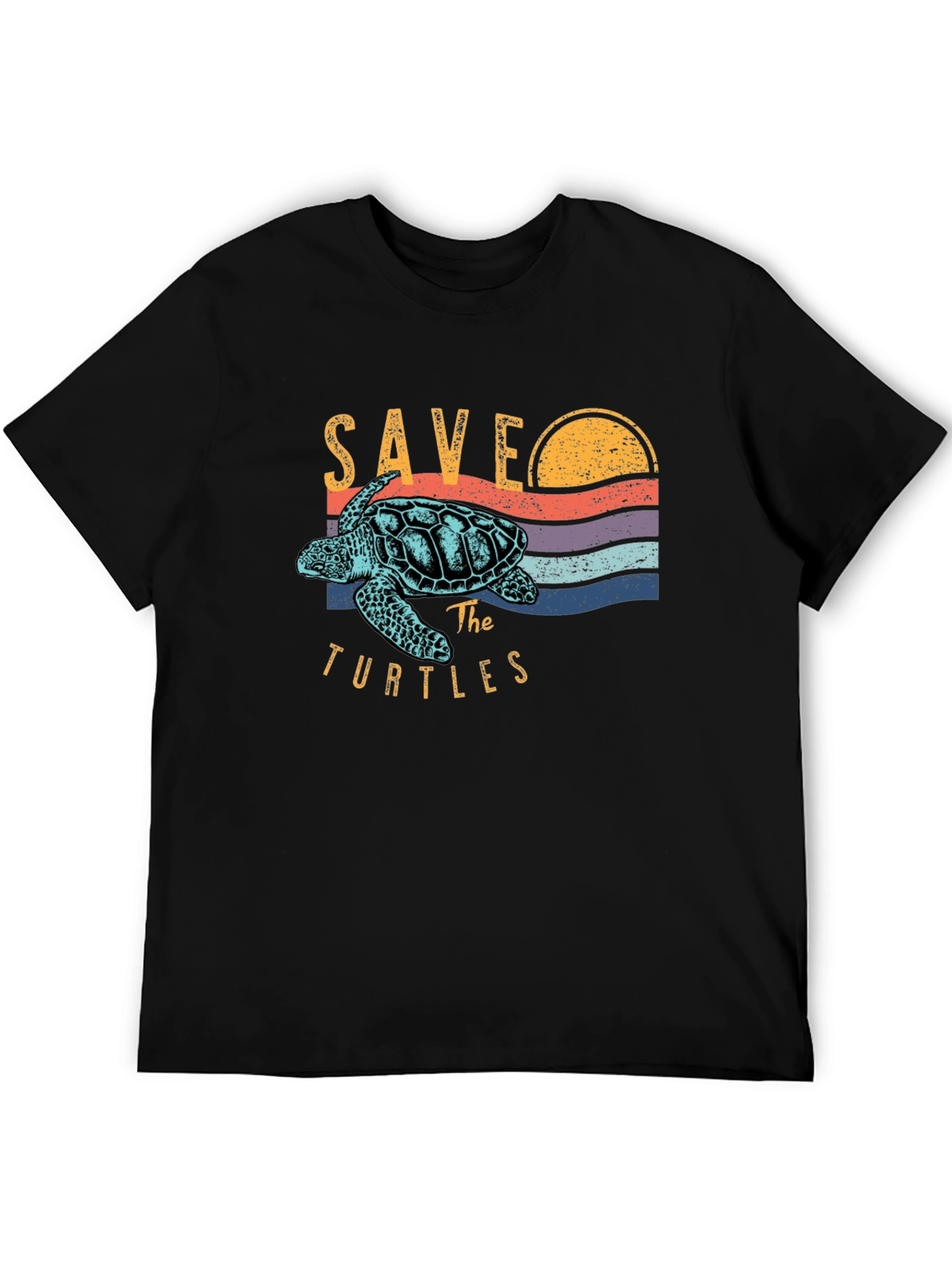 Save the Turtles Graphic T-Shirt