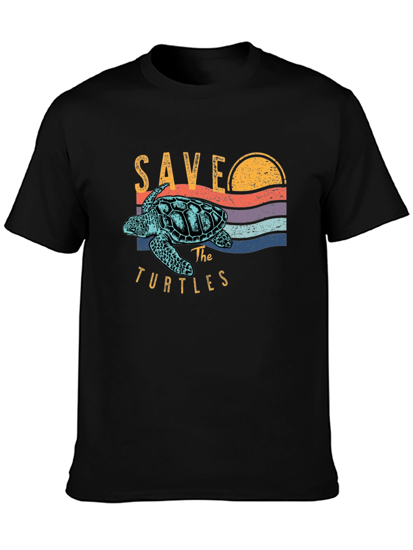 Save the Turtles Graphic T-Shirt