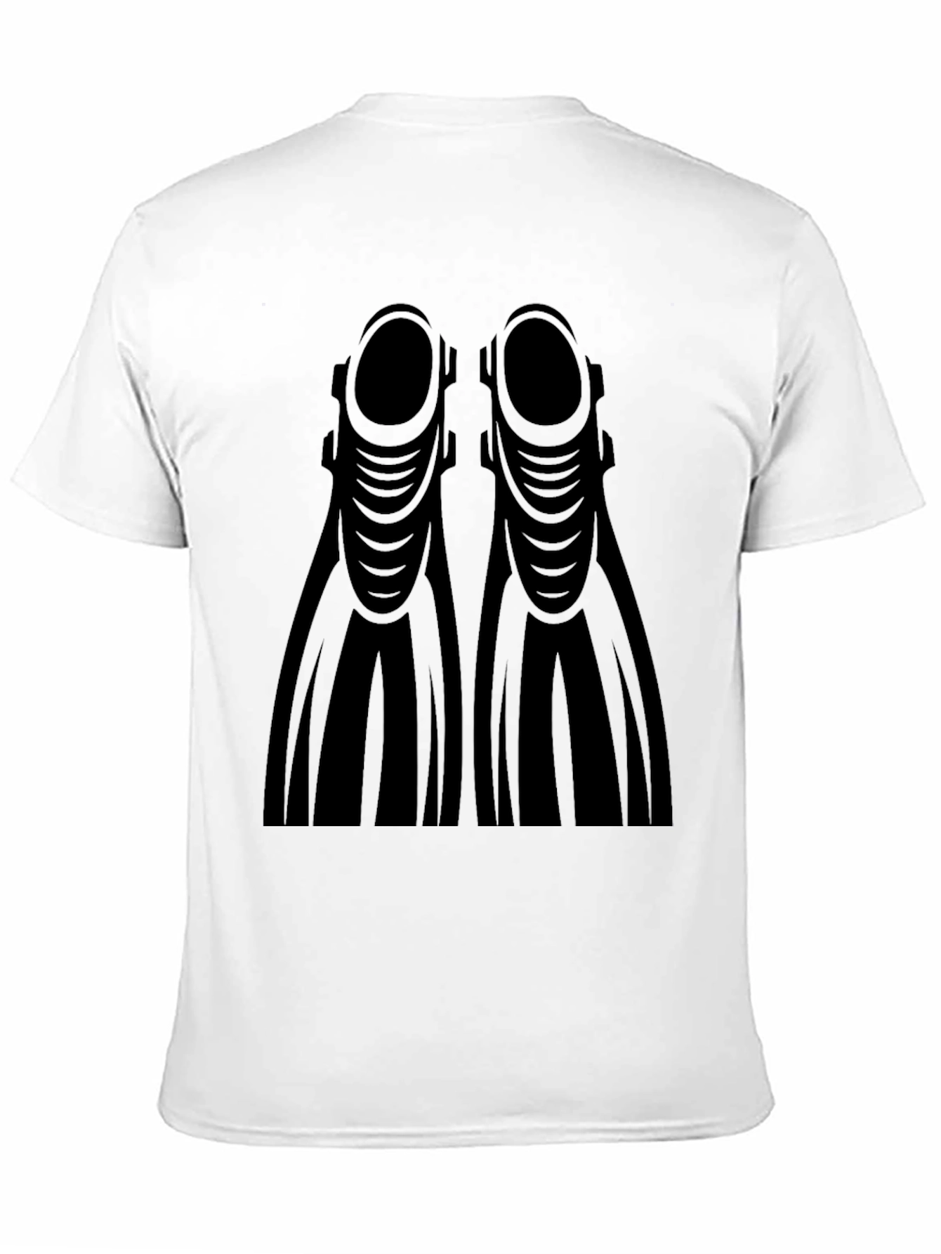 Diving Fins Graphic T-Shirt - Diver Tee