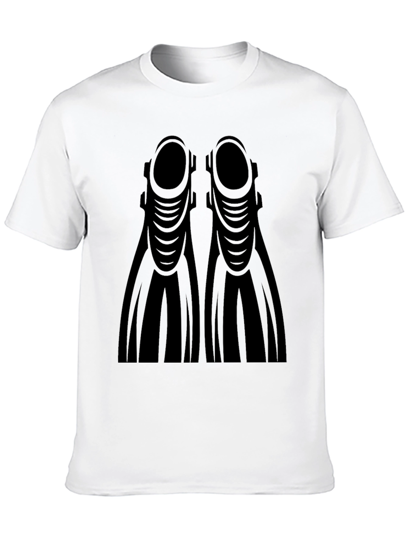 Diving Fins Graphic T-Shirt - Diver Tee