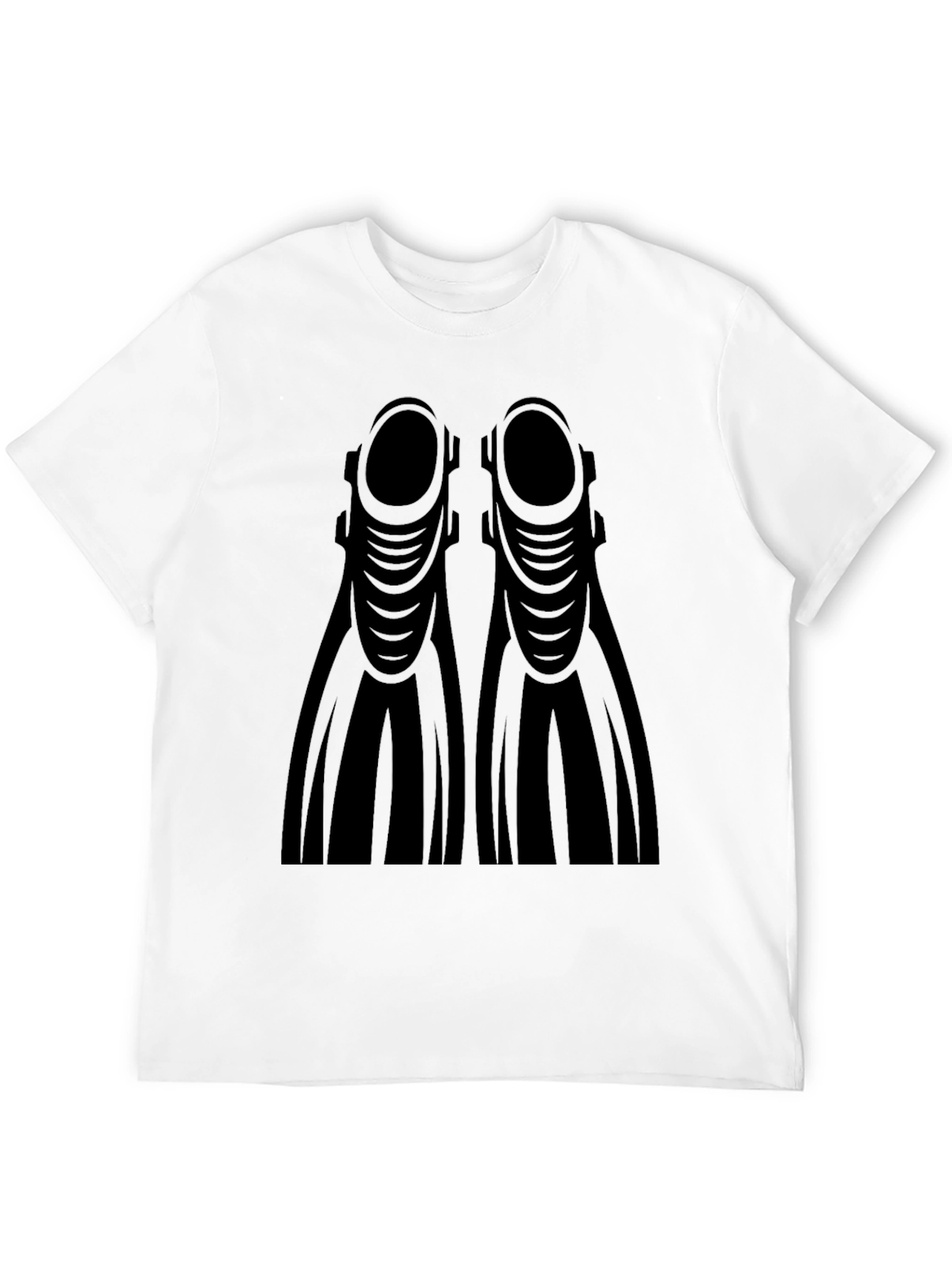 Diving Fins Graphic T-Shirt - Diver Tee