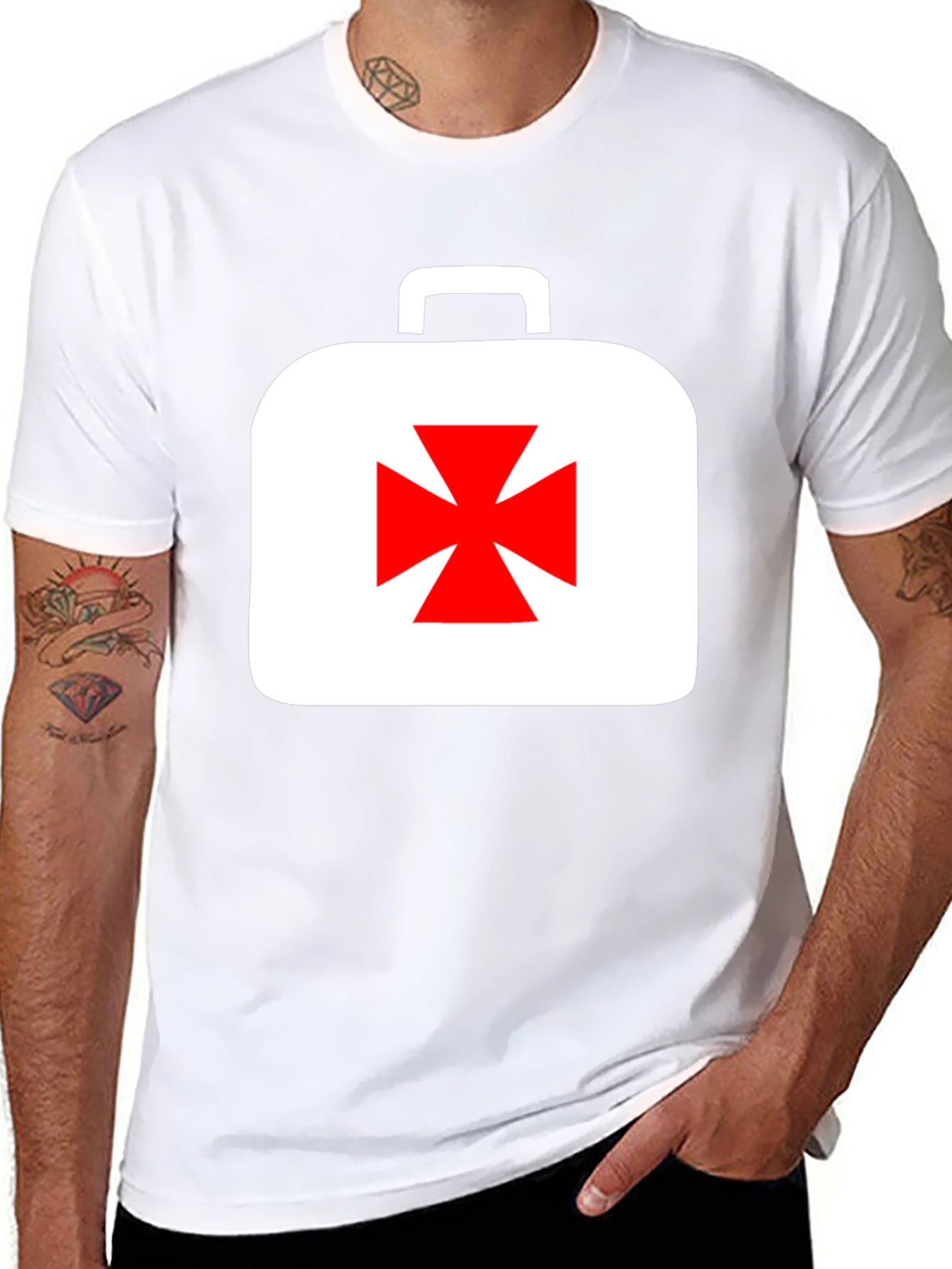 First Aid Kit T-Shirt - Novelty Graphic Tee