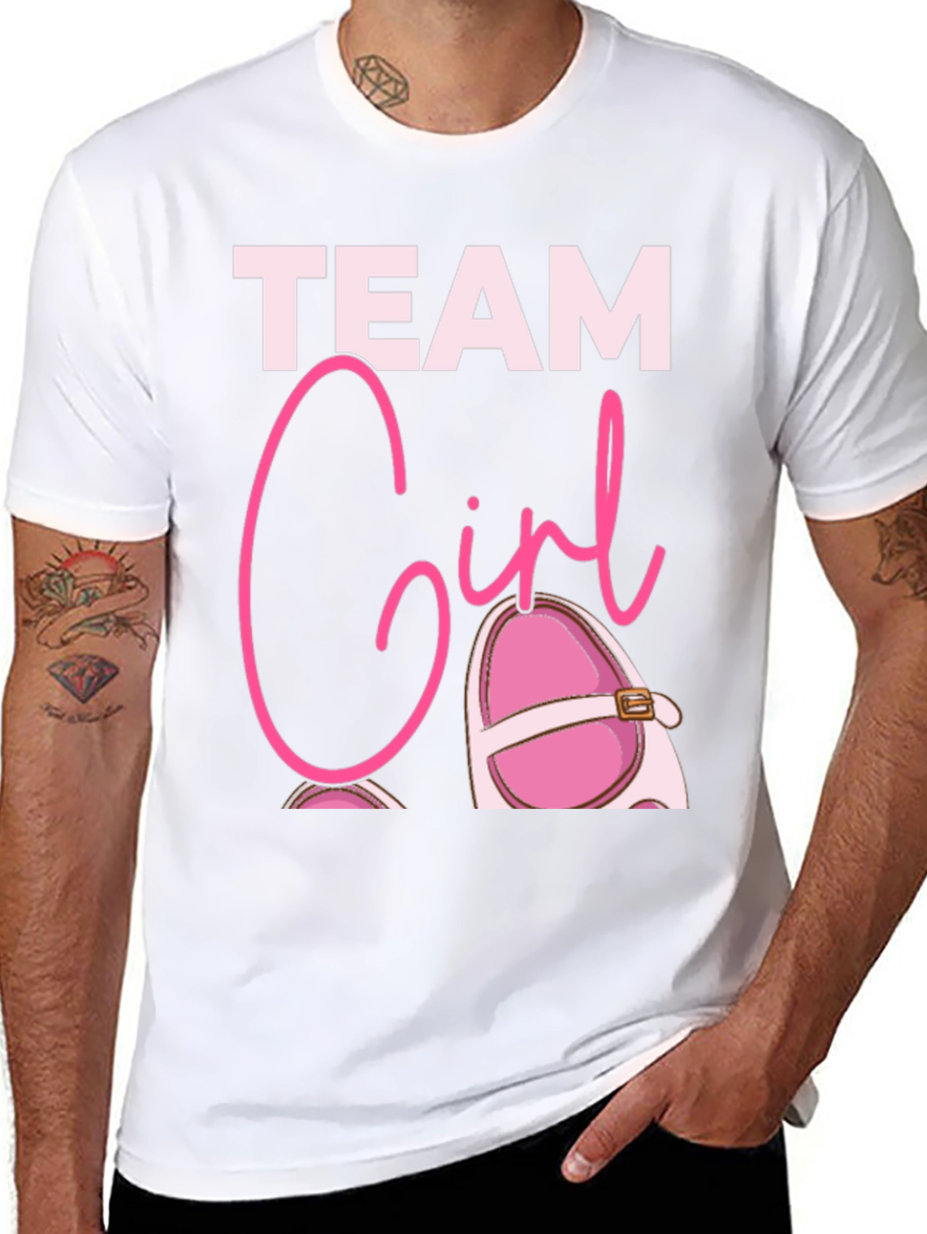 Team Girl Baby Shower T-Shirt