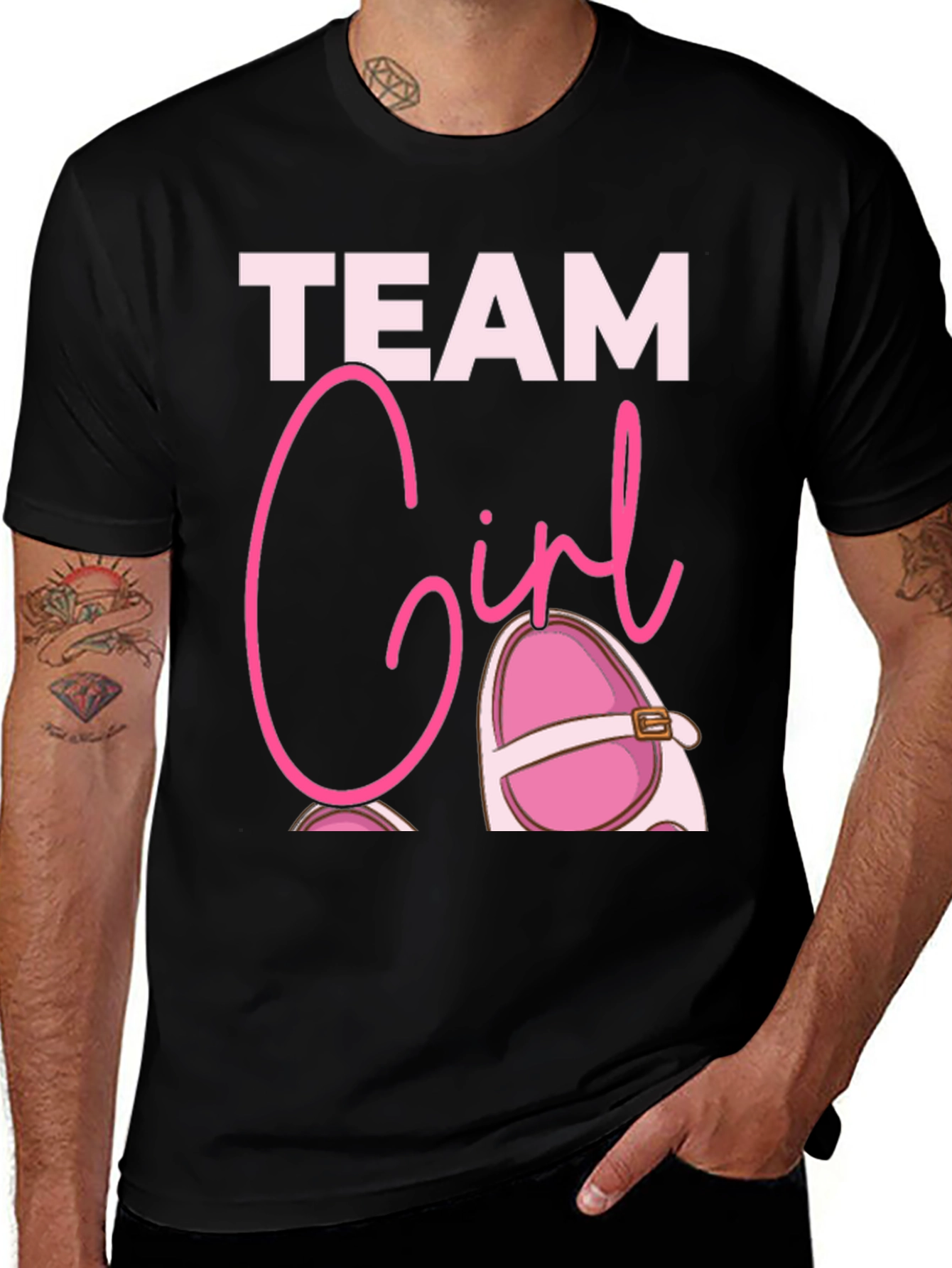 Team Girl Baby Shower T-Shirt