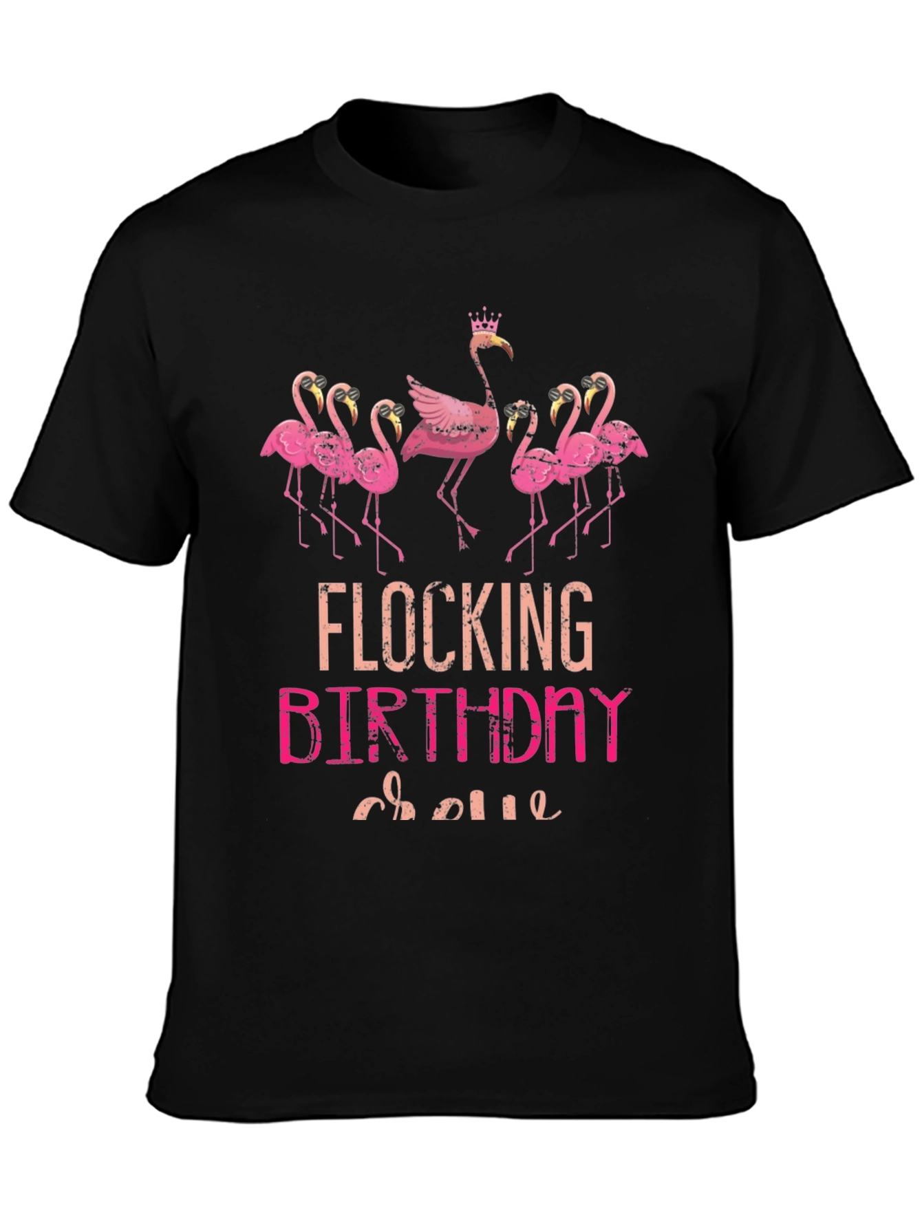 Flocking Birthday T-Shirt