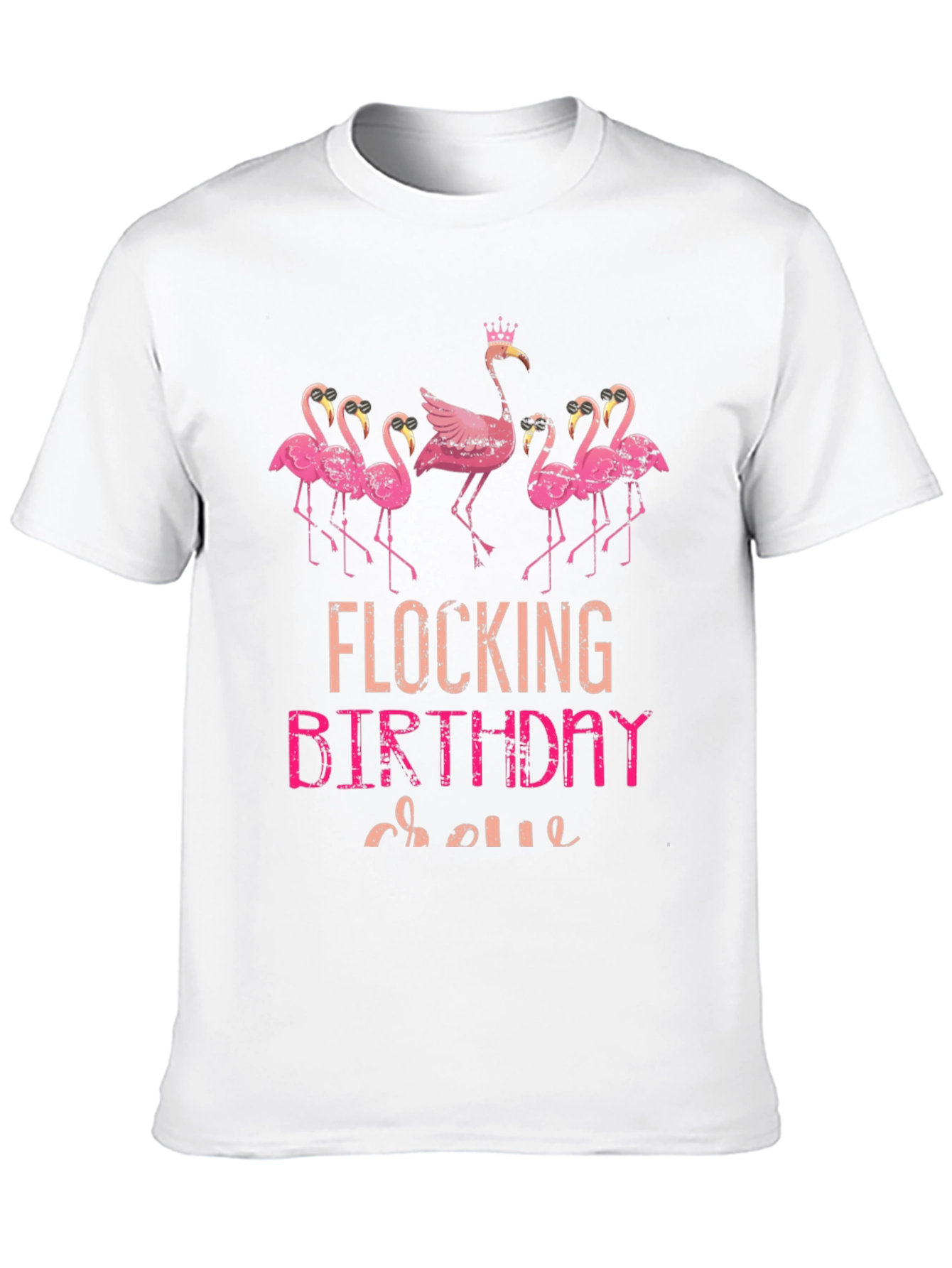 Flocking Birthday T-Shirt