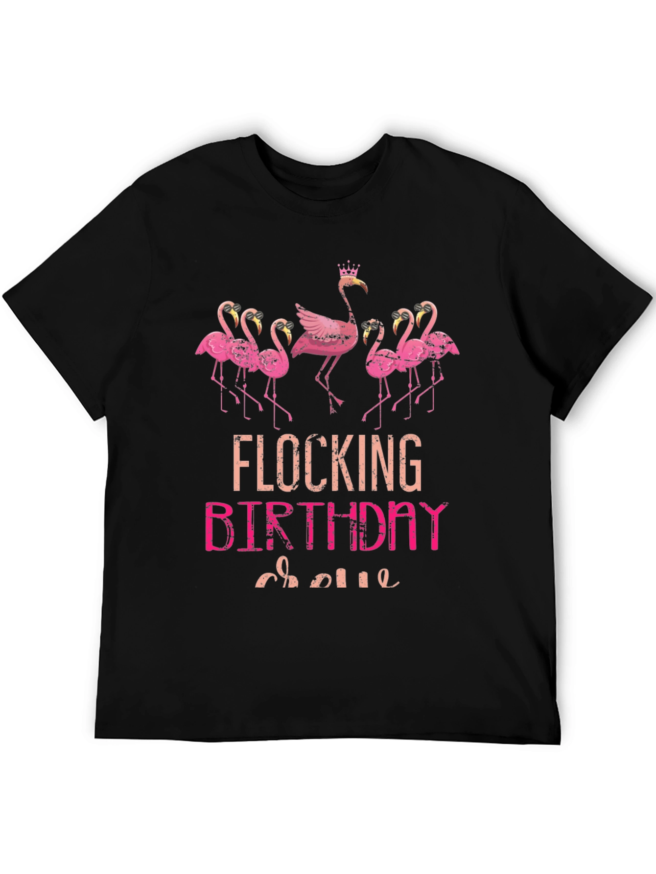 Flocking Birthday T-Shirt