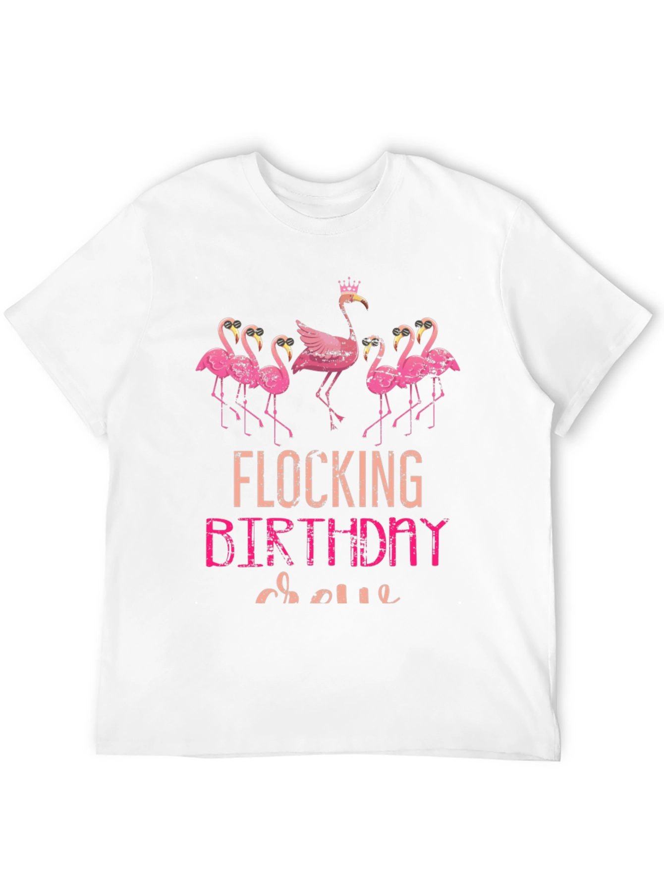 Flocking Birthday T-Shirt