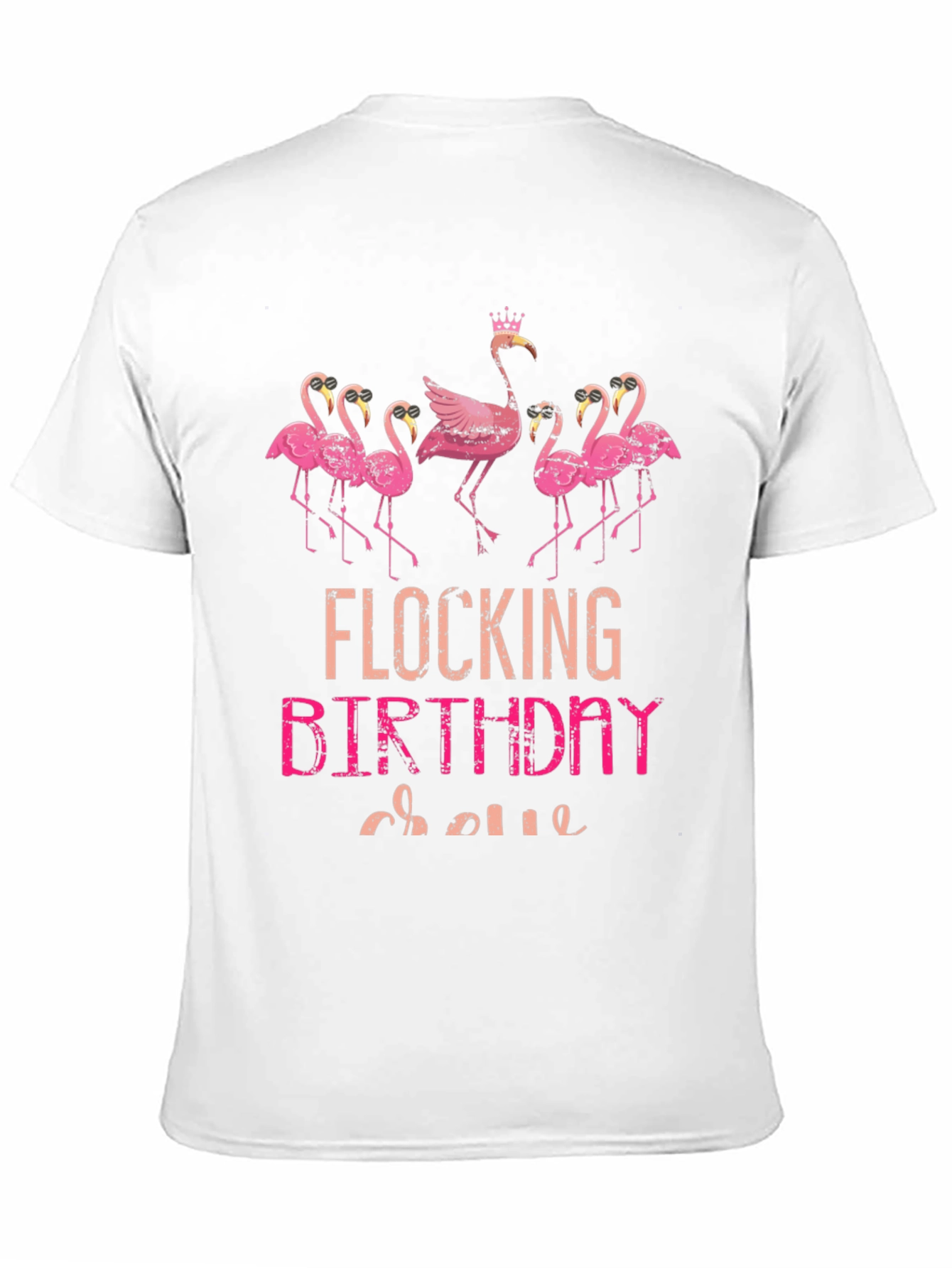 Flocking Birthday T-Shirt