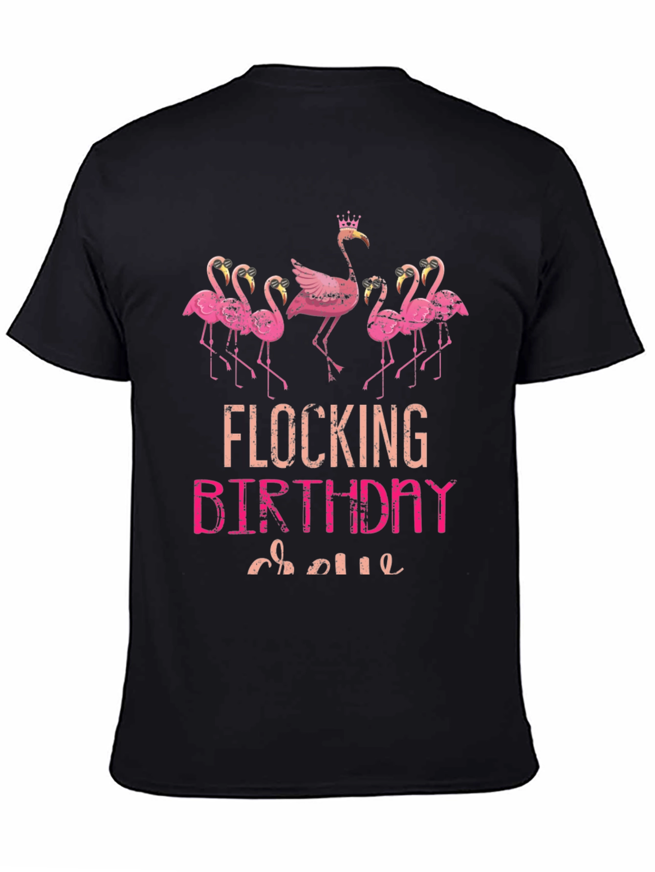 Flocking Birthday T-Shirt
