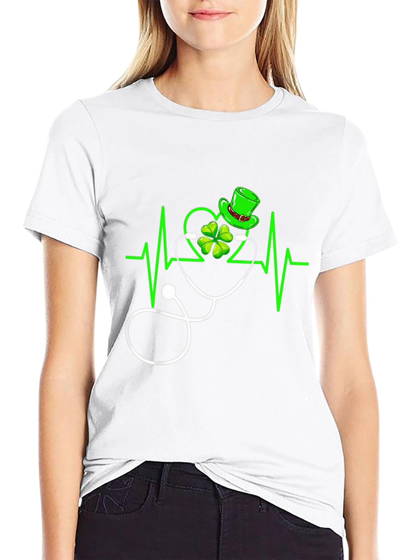 St. Patricks Day Doctor Heartbeat T-Shirt