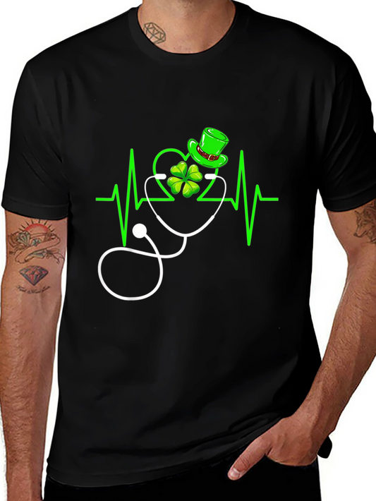 St. Patricks Day Doctor Heartbeat T-Shirt
