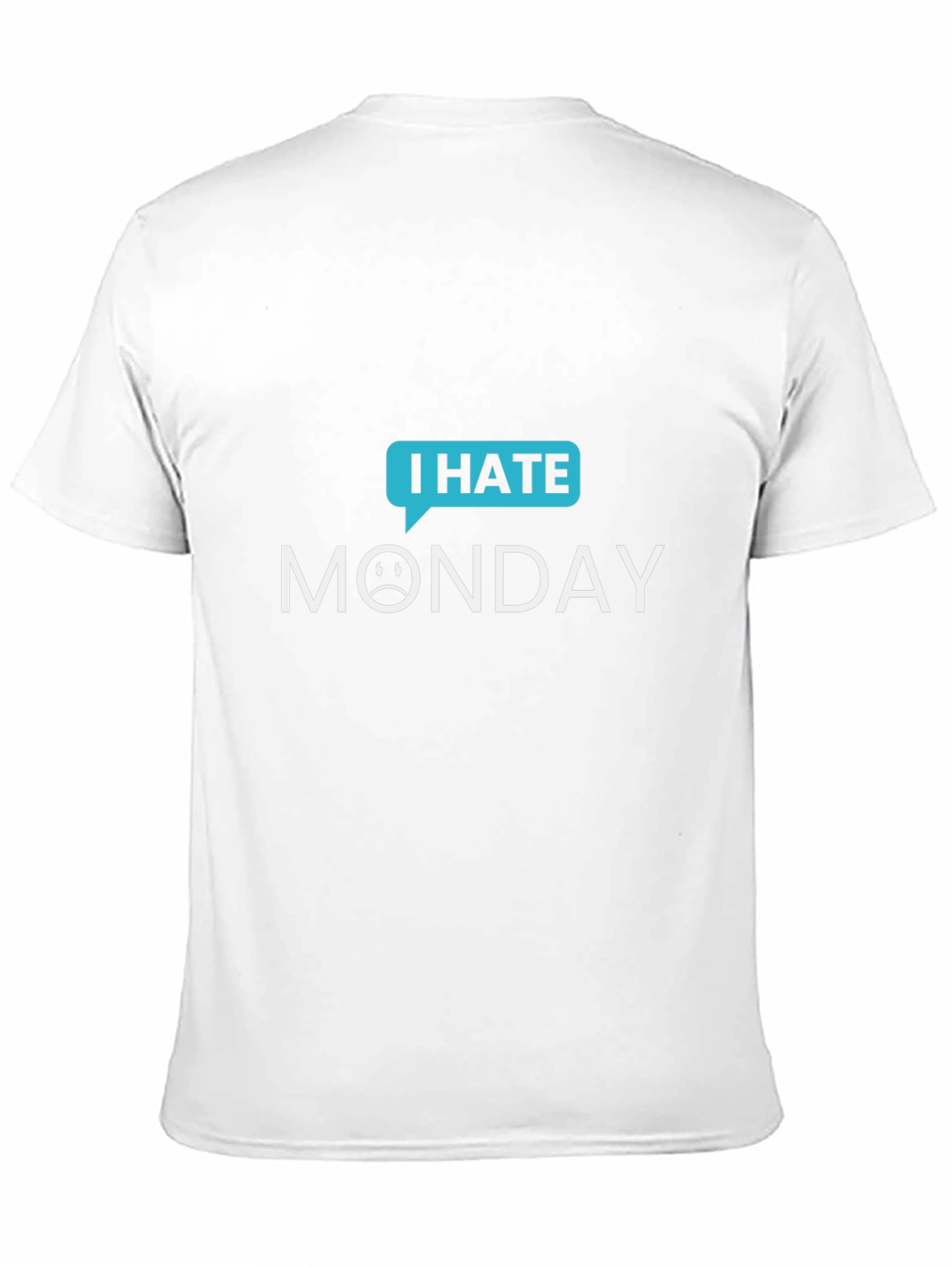 I Hate Monday Graphic Tee - Black Casual T-Shirt