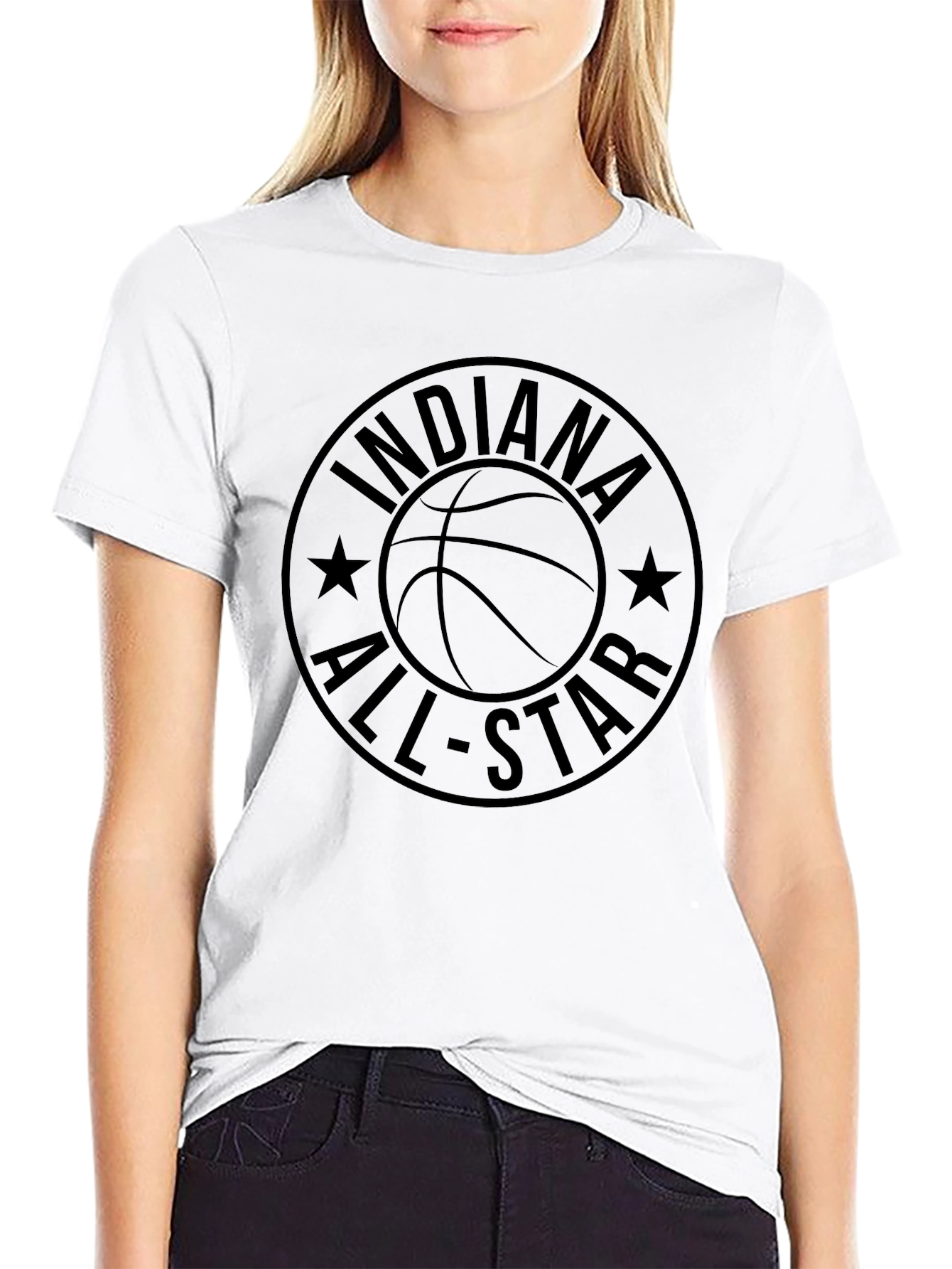 Indiana All-Star Basketball Black T-Shirt