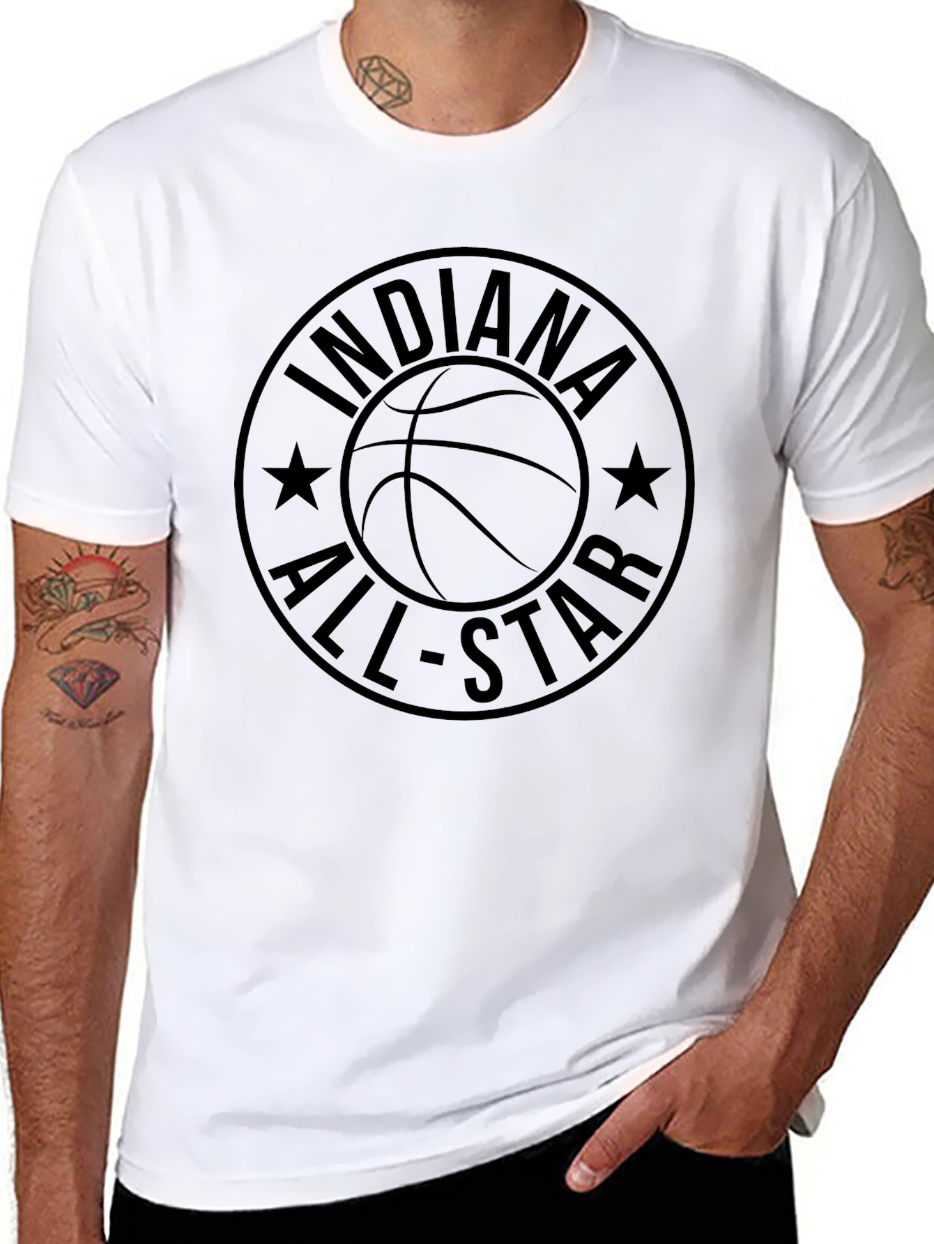 Indiana All-Star Basketball Black T-Shirt