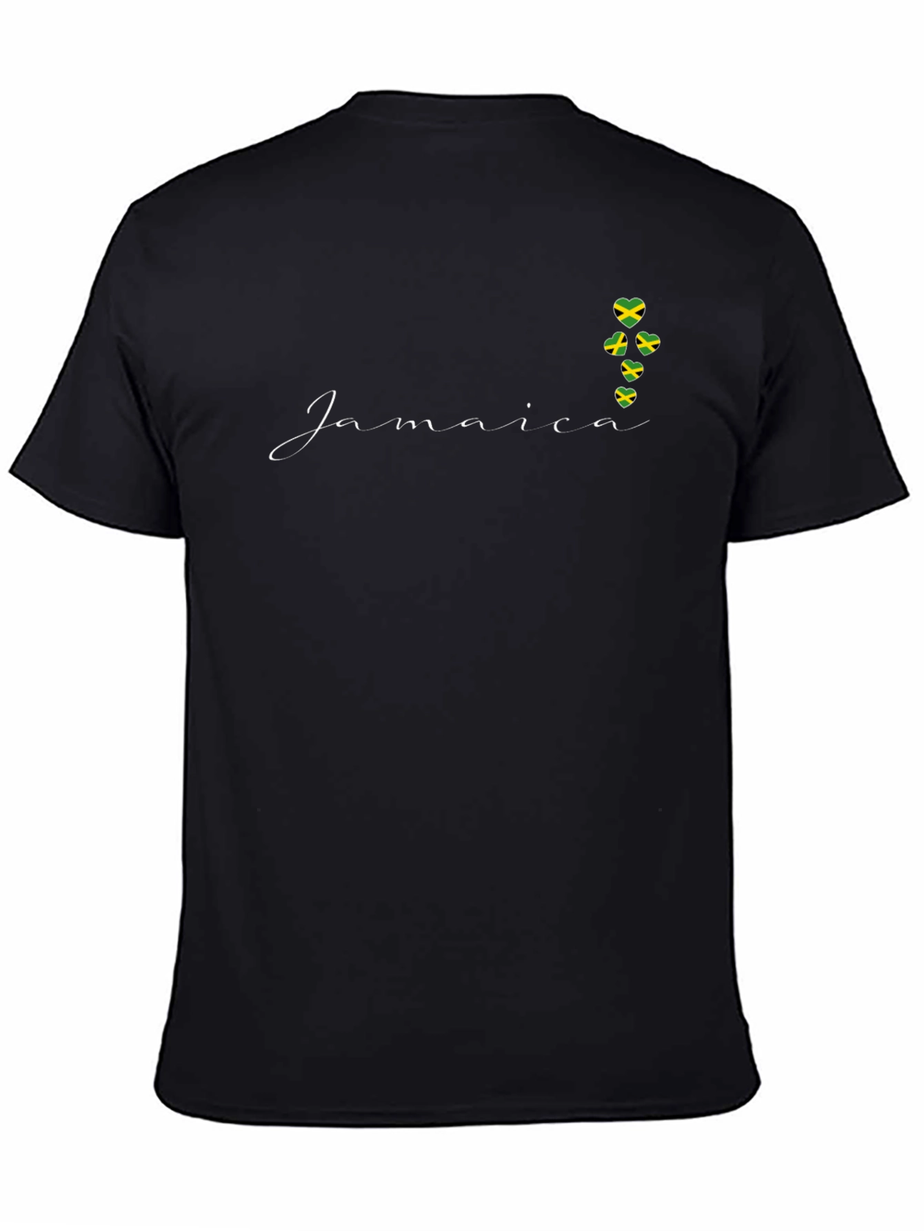 Jamaica Flag Heart T-Shirt