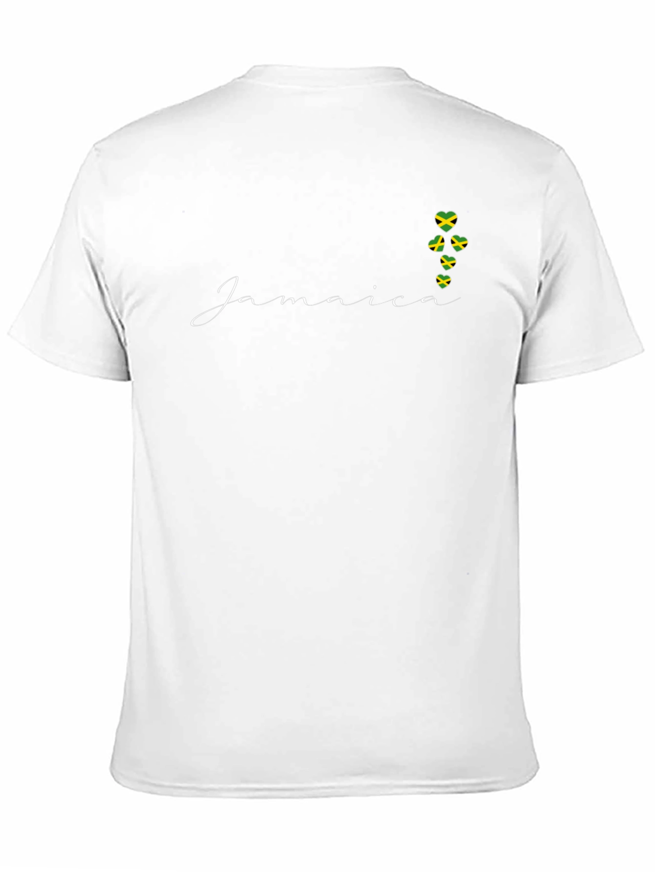 Jamaica Flag Heart T-Shirt