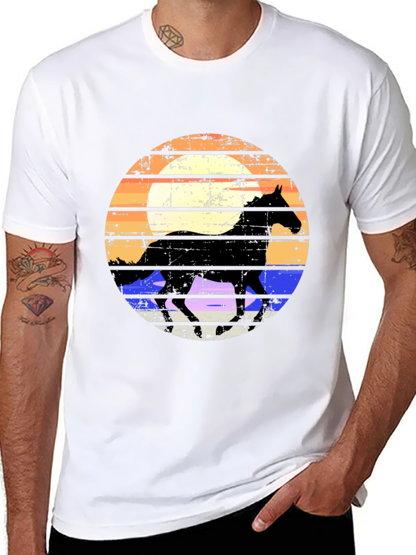 Horse Silhouette Graphic Tee