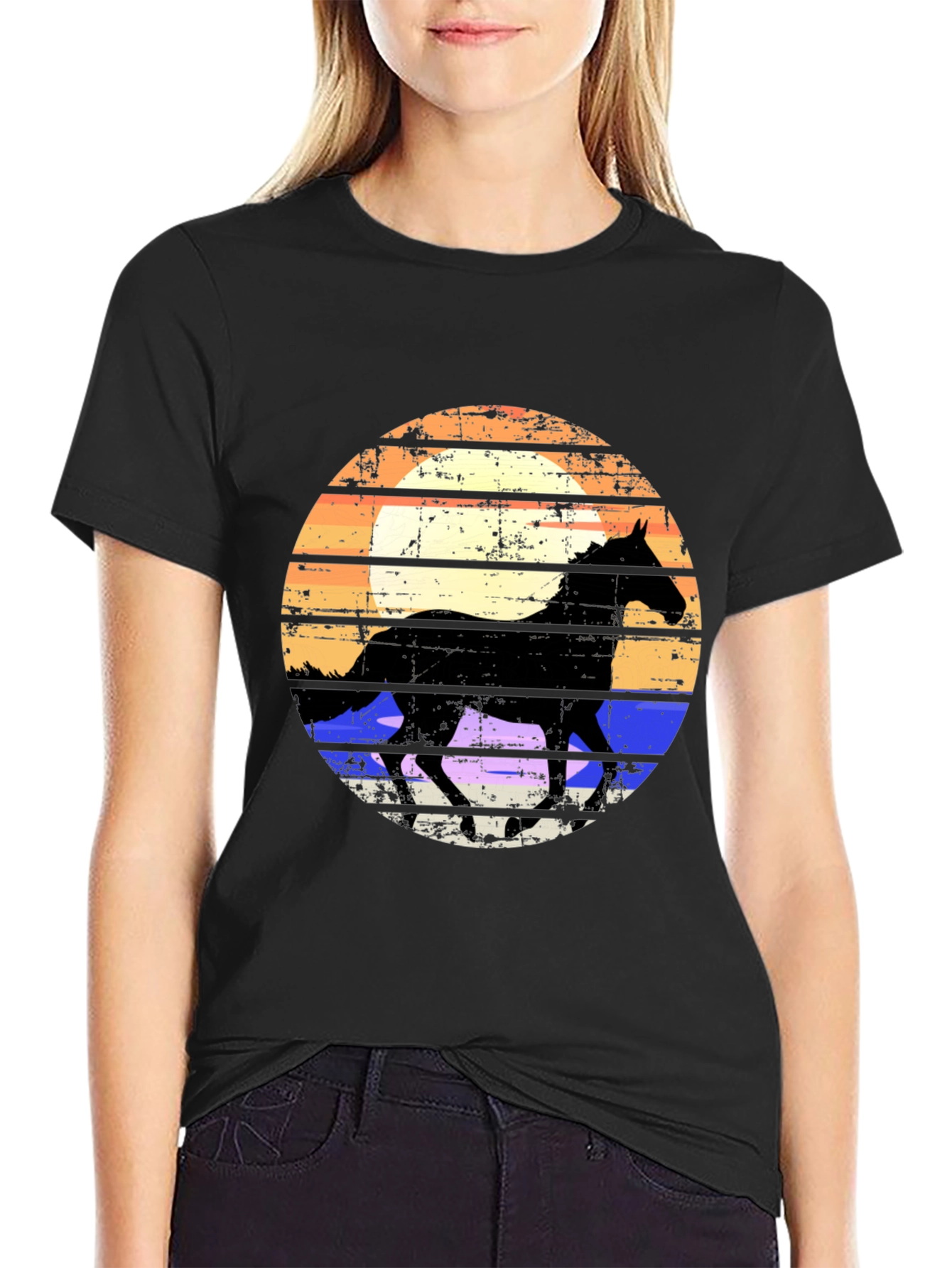 Horse Silhouette Graphic Tee