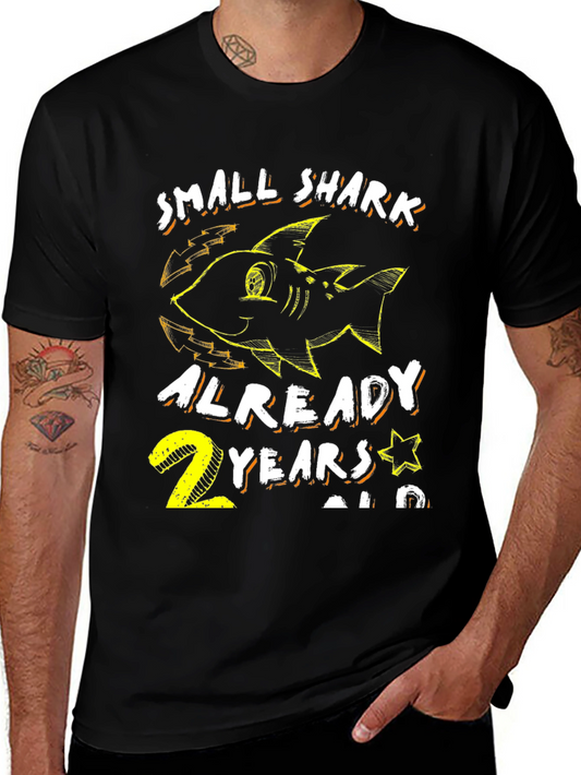 Small Shark 2nd Birthday T-Shirt