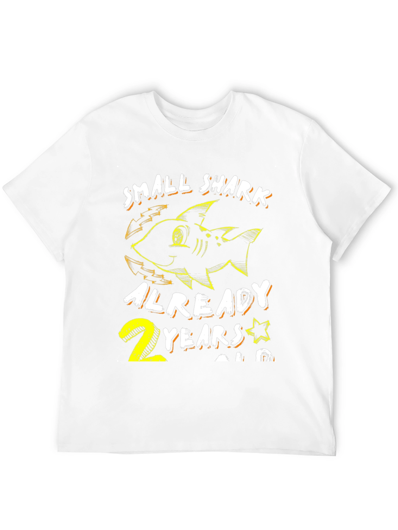 Small Shark 2nd Birthday T-Shirt