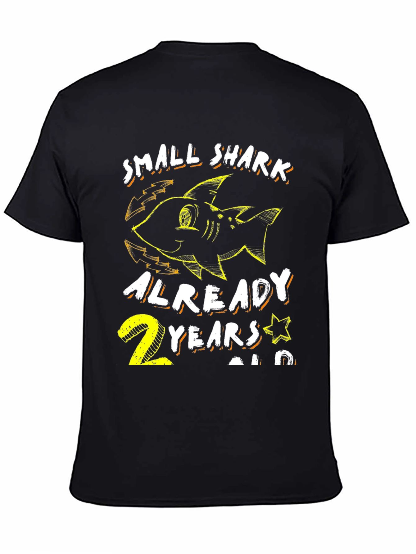 Small Shark 2nd Birthday T-Shirt