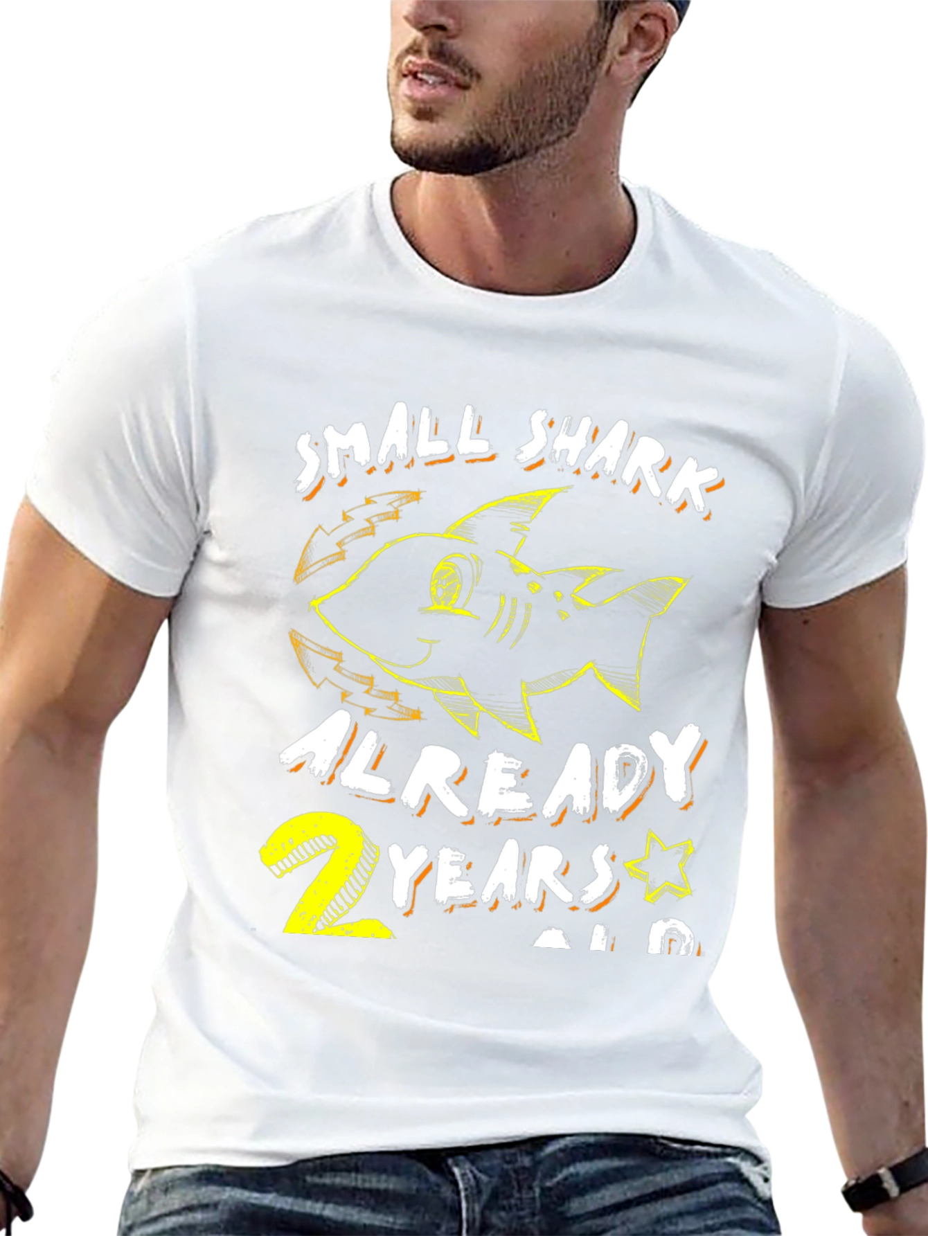 Small Shark 2nd Birthday T-Shirt