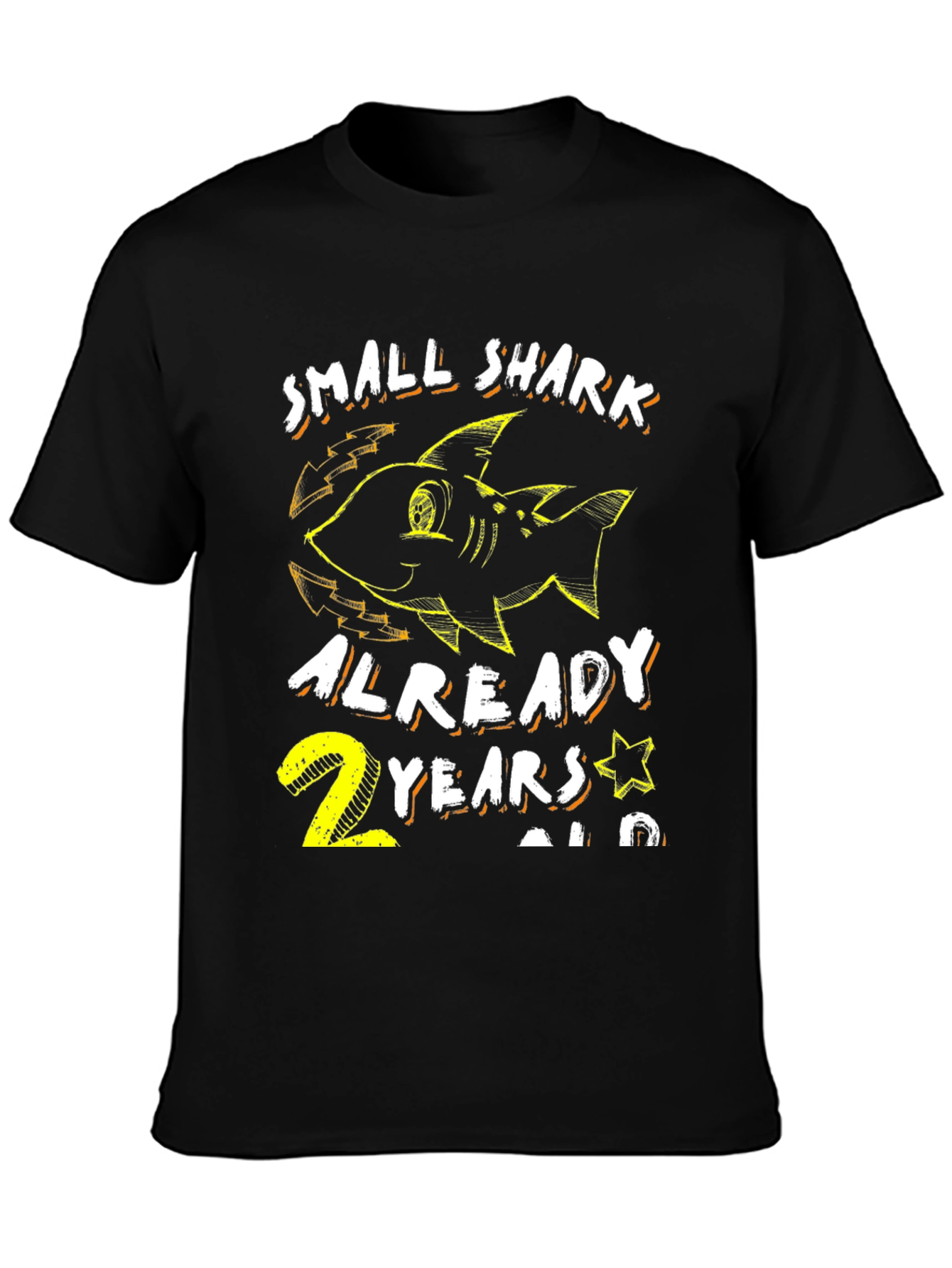 Small Shark 2nd Birthday T-Shirt