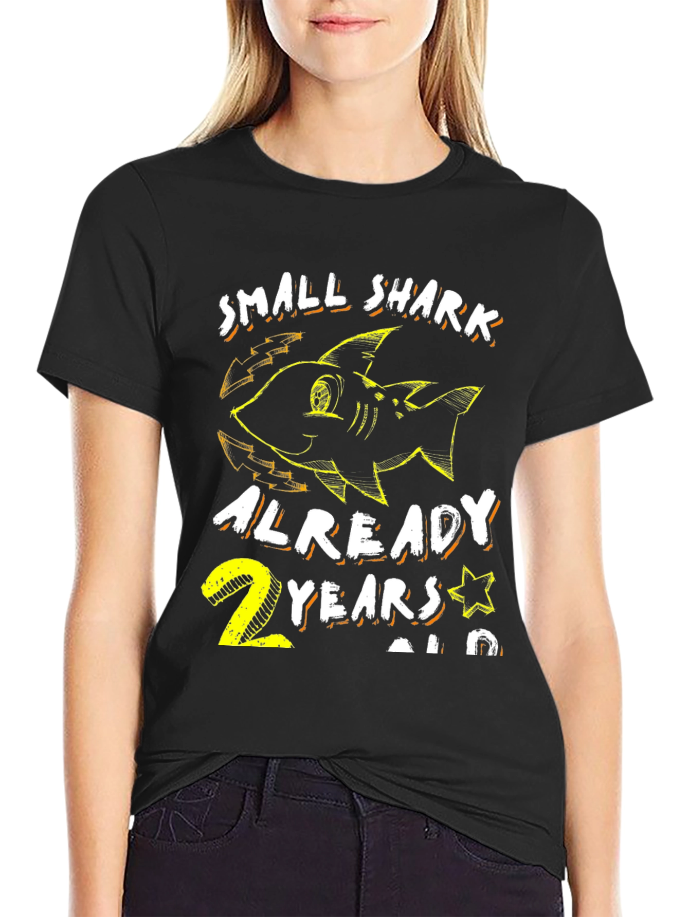 Small Shark 2nd Birthday T-Shirt