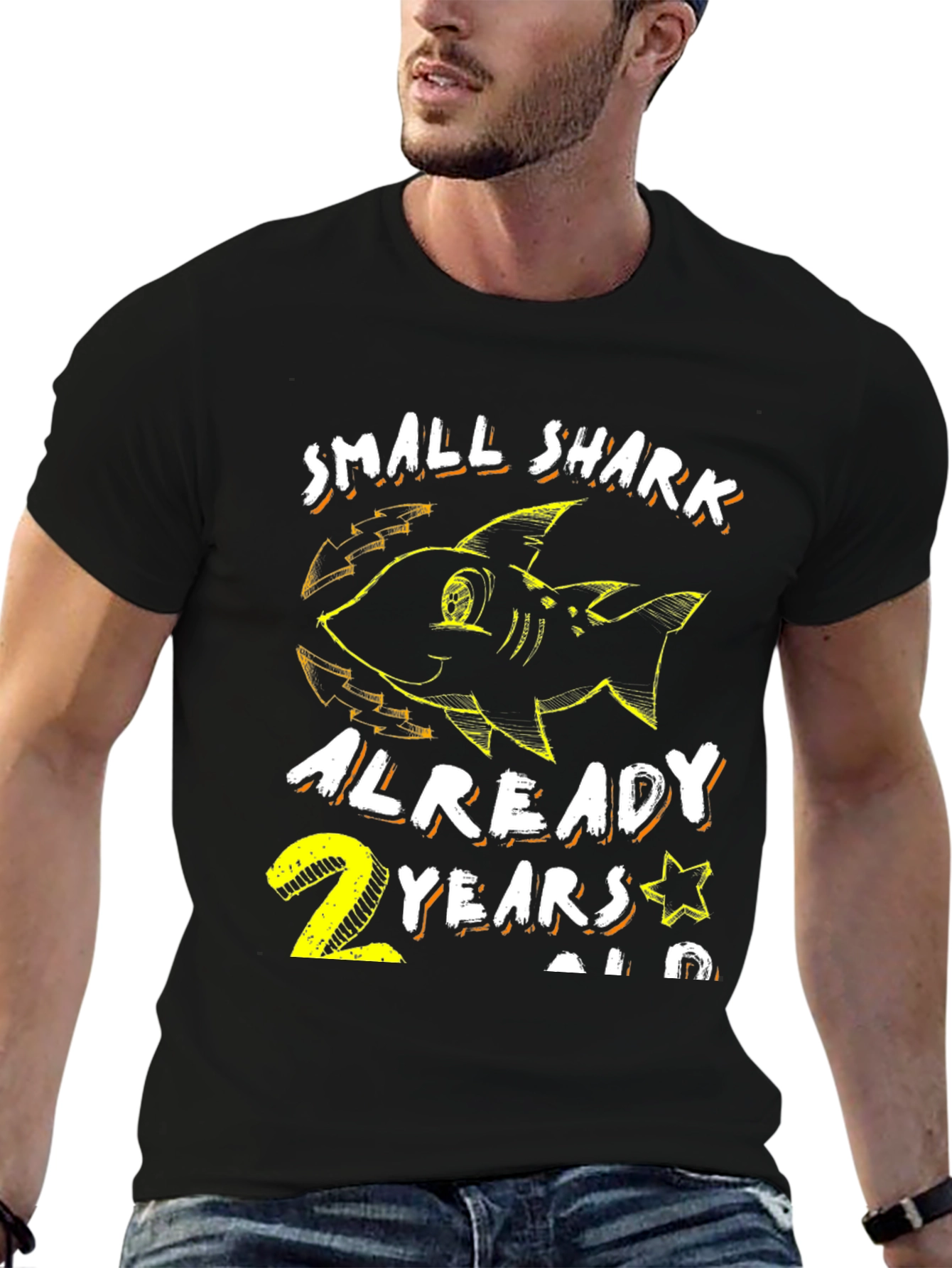 Small Shark 2nd Birthday T-Shirt
