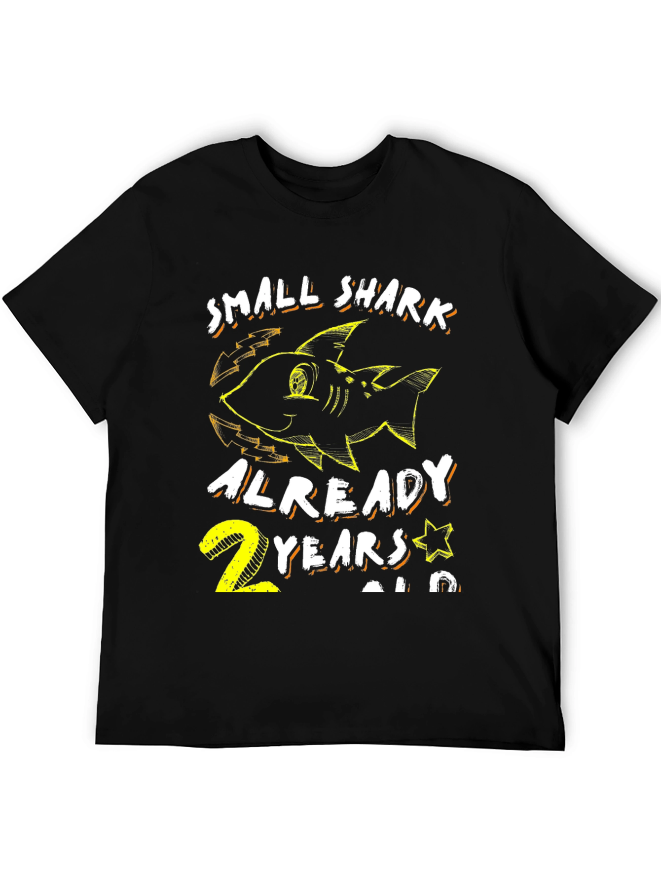 Small Shark 2nd Birthday T-Shirt