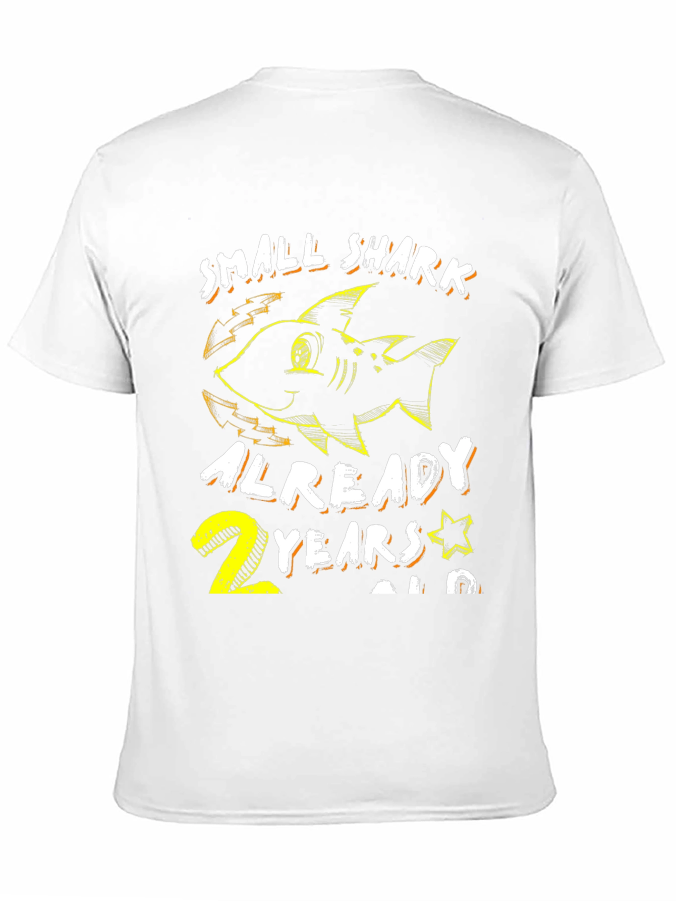 Small Shark 2nd Birthday T-Shirt